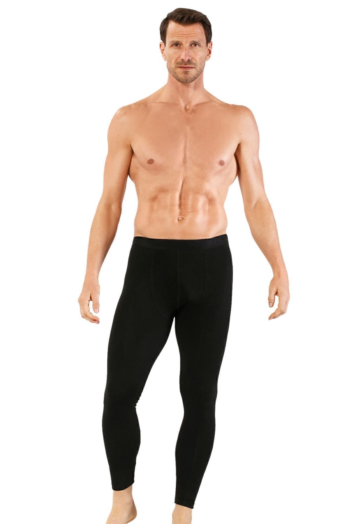 Fırçalı İç Yüzeyli Termal Alt Tayt Özkan 11318 - Siyah