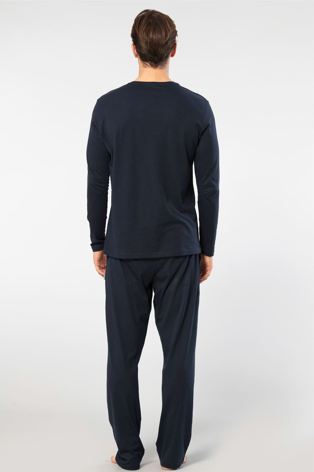 Cacharel Modal Pamuk Uzun Kollu Pijama Takımı Cacharel 2237 - Görsel 3