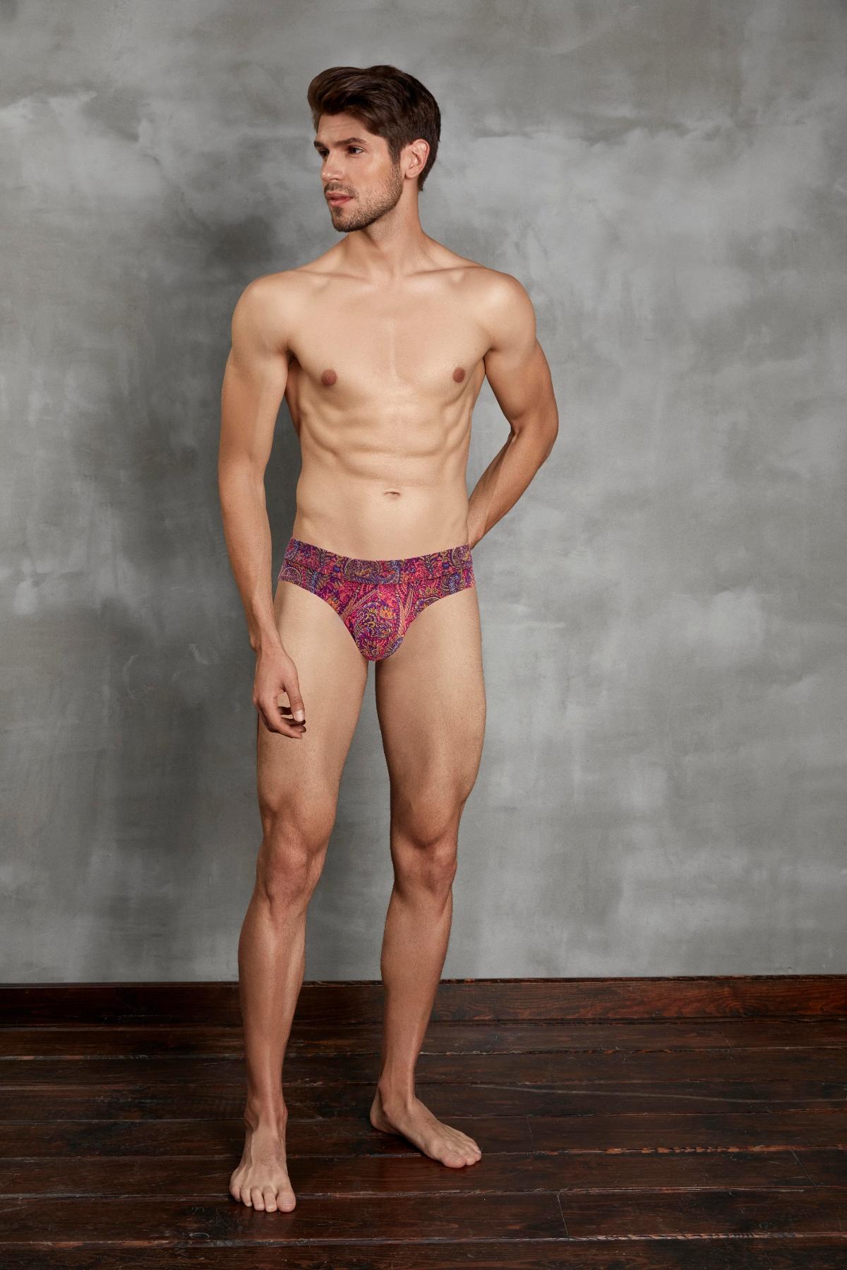 Fantezi Desenli Jockstrap String Pembe Doreanse 1016 - Bordo