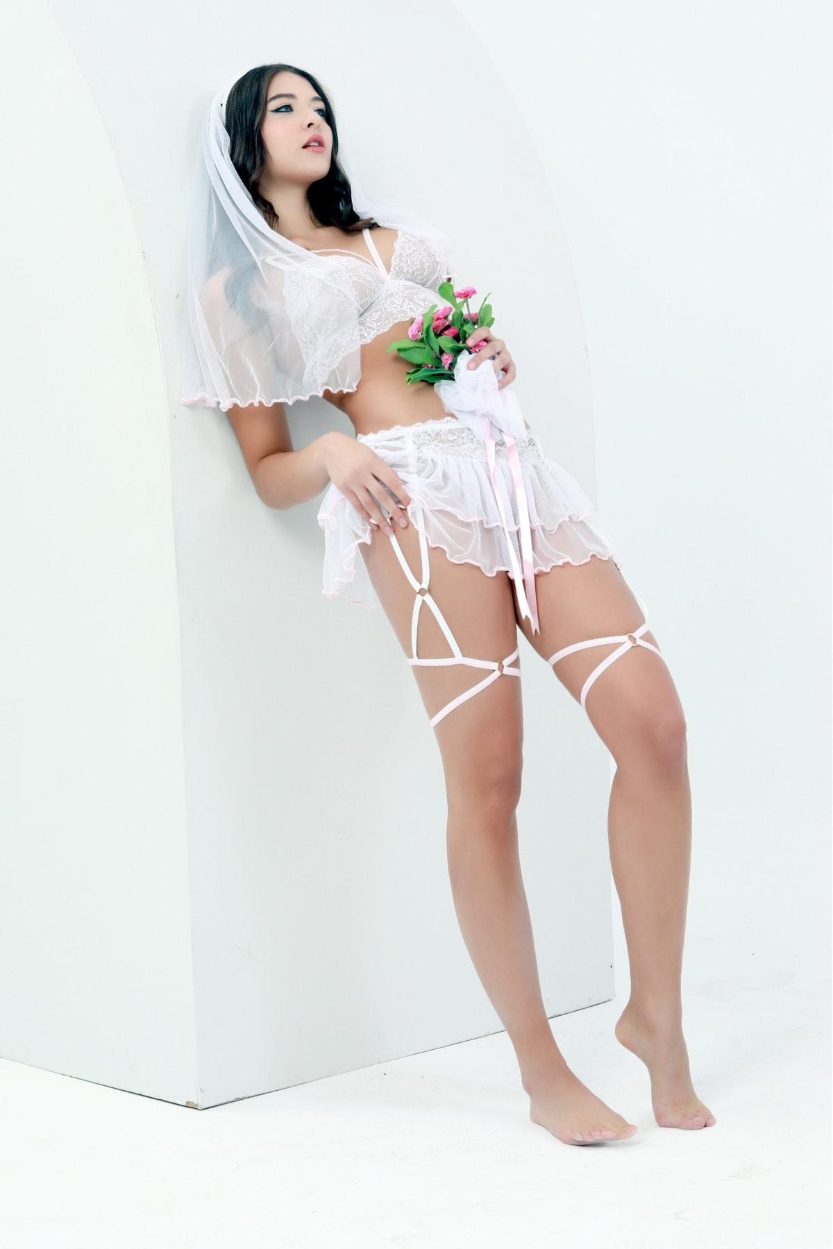 Moonlight Detaylı Tasarım Fantezi Gelin Kostüm Moonlight 9437 - Görsel 3