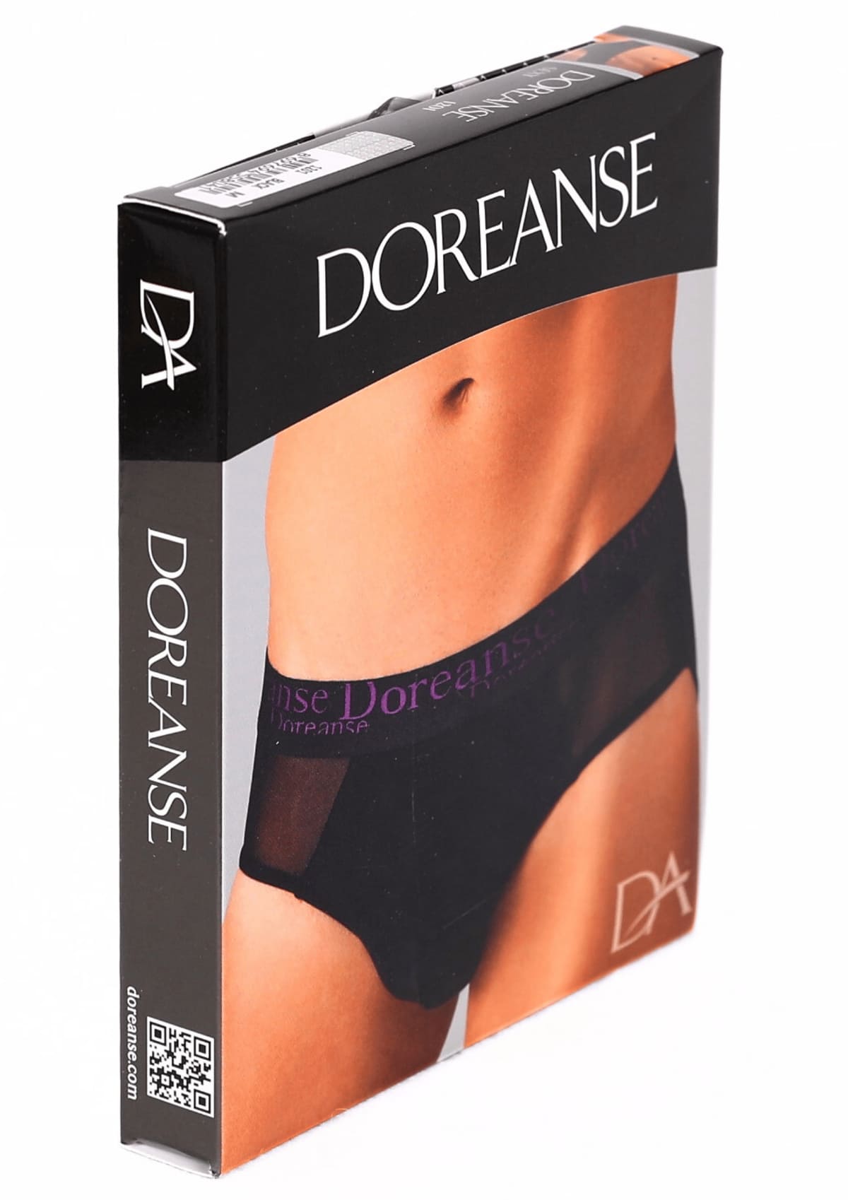 Fantezi Transparan Erkek Slip Somon Doreanse 1201 - Siyah