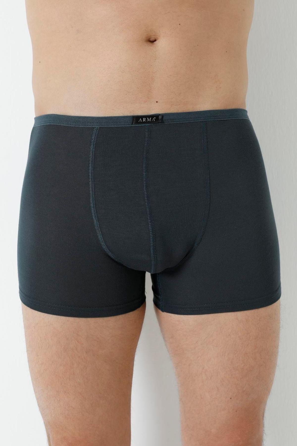 Bambu Kumaş Esnek Lastikli Boxer Arma Yıldız 1190 - Füme