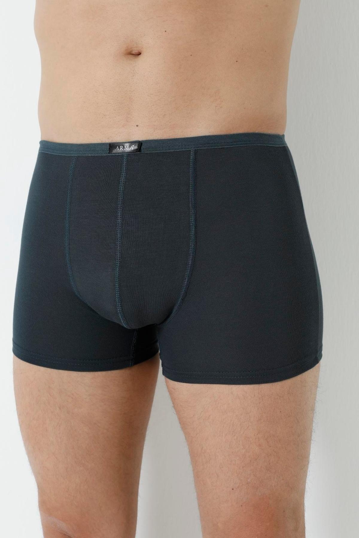 Bambu Kumaş Esnek Lastikli Boxer Arma Yıldız 1190 - Füme