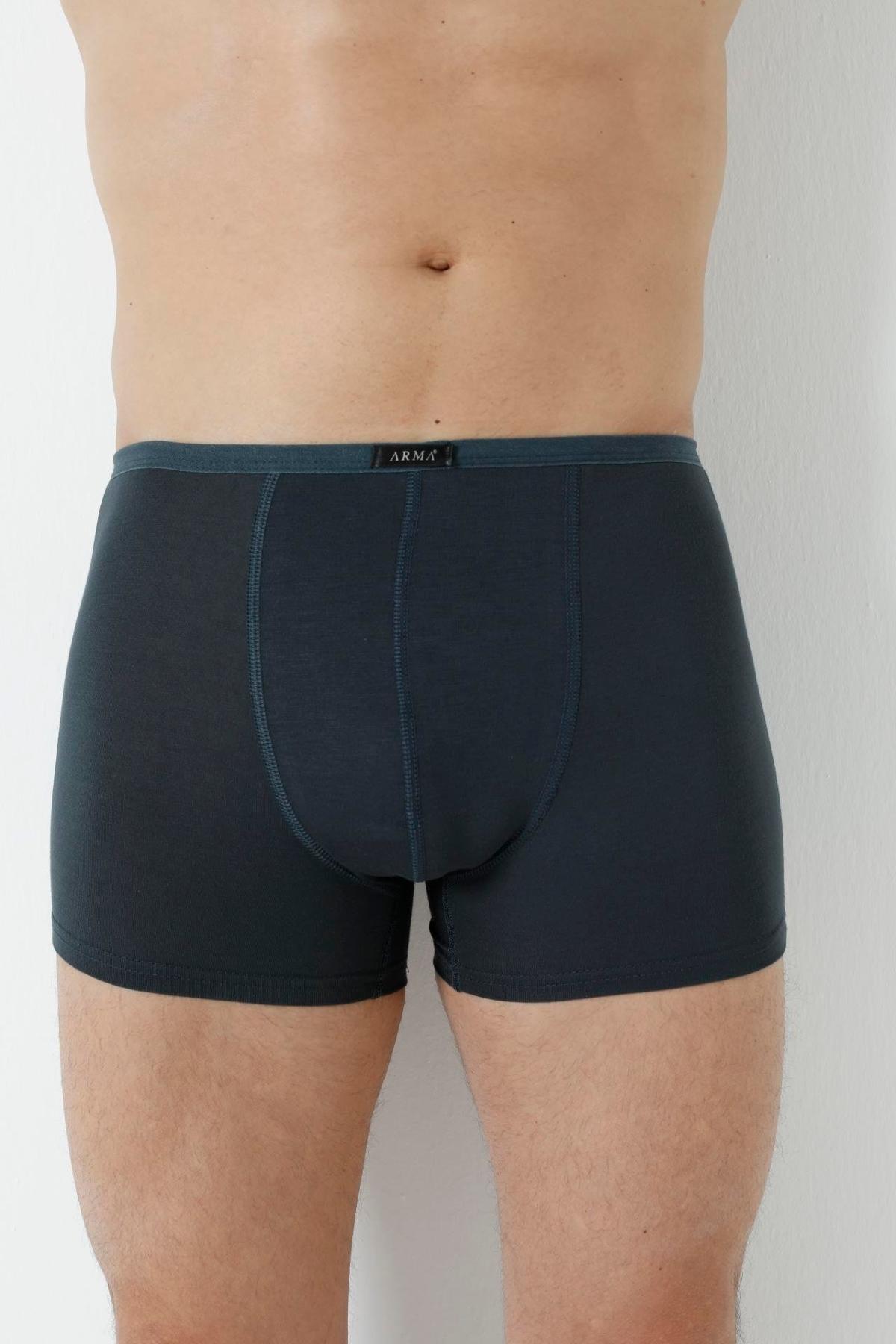 Bambu Kumaş Esnek Lastikli Boxer Arma Yıldız 1190 - Füme