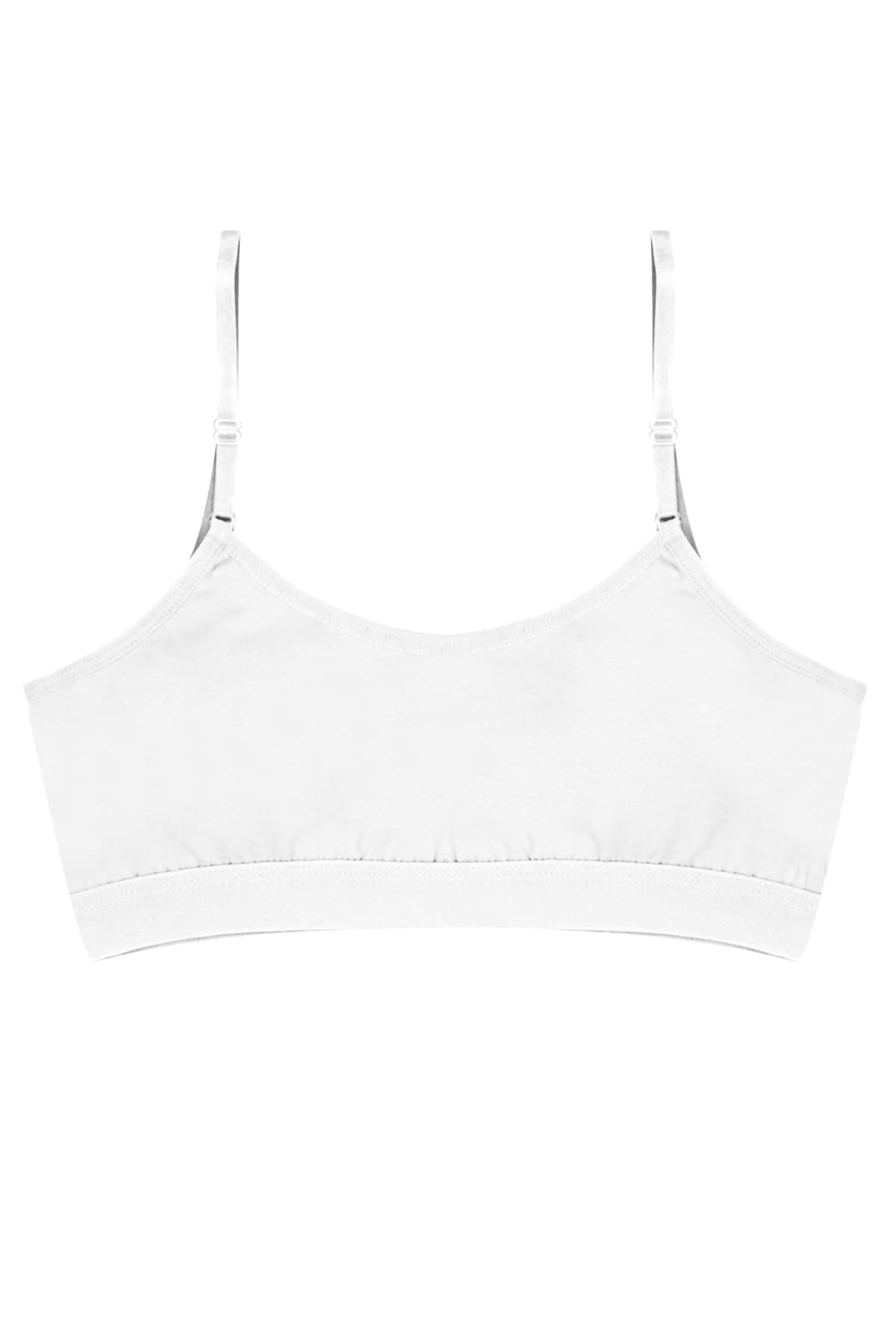 Yumuşak Kumaş Balensiz Pedli Büstiyer Öts 6300 - Beyaz