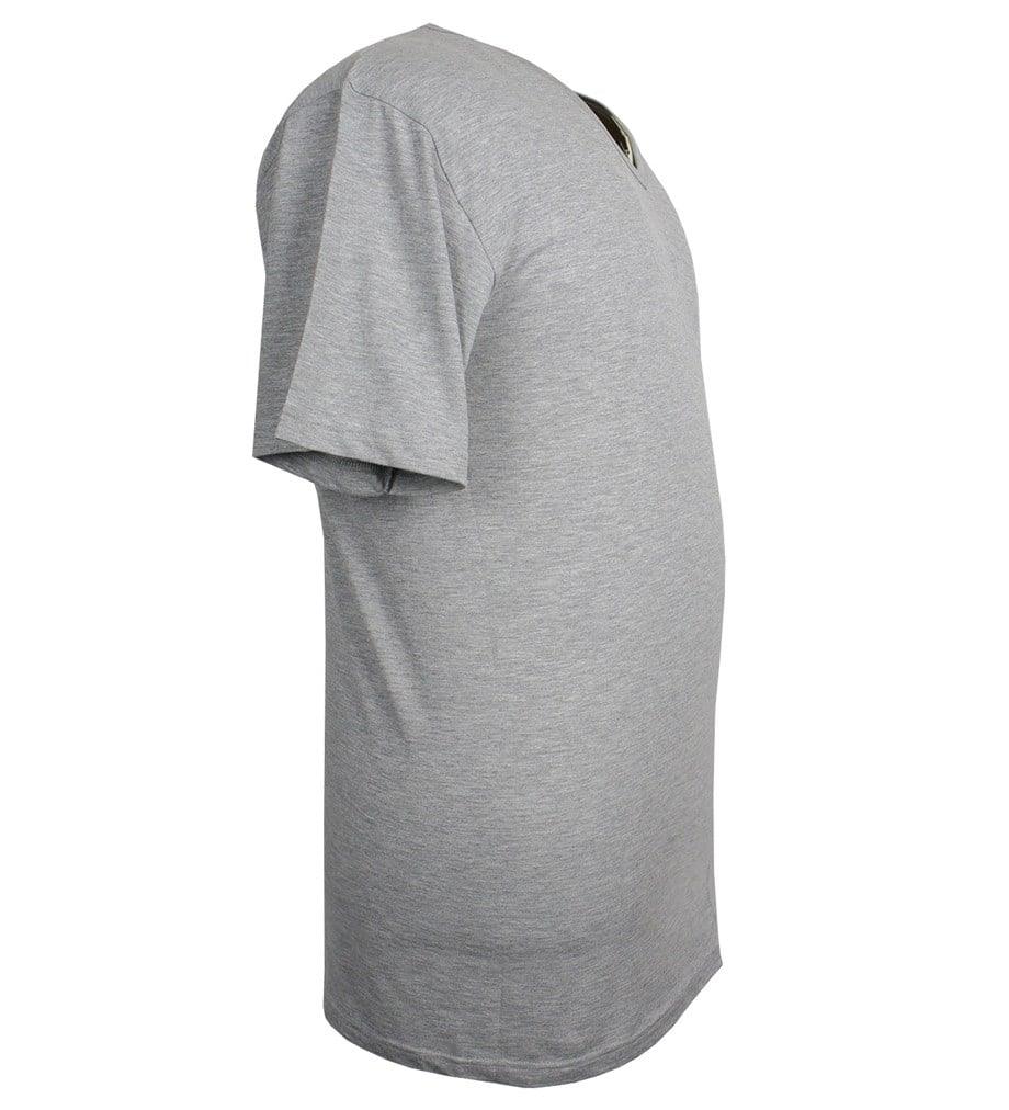 Gri Pamuk Penye Süprem V Yaka Büyük Beden Atlet Arma Yıldız 1160 - Gri