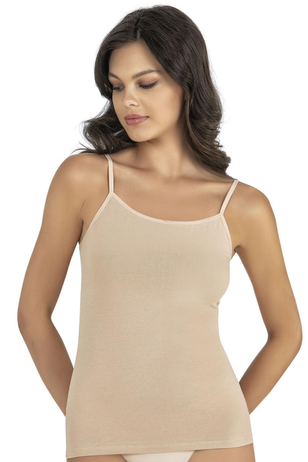 İp Askılı Nefes Alan Modal Atlet Fabony 1210 - Ten