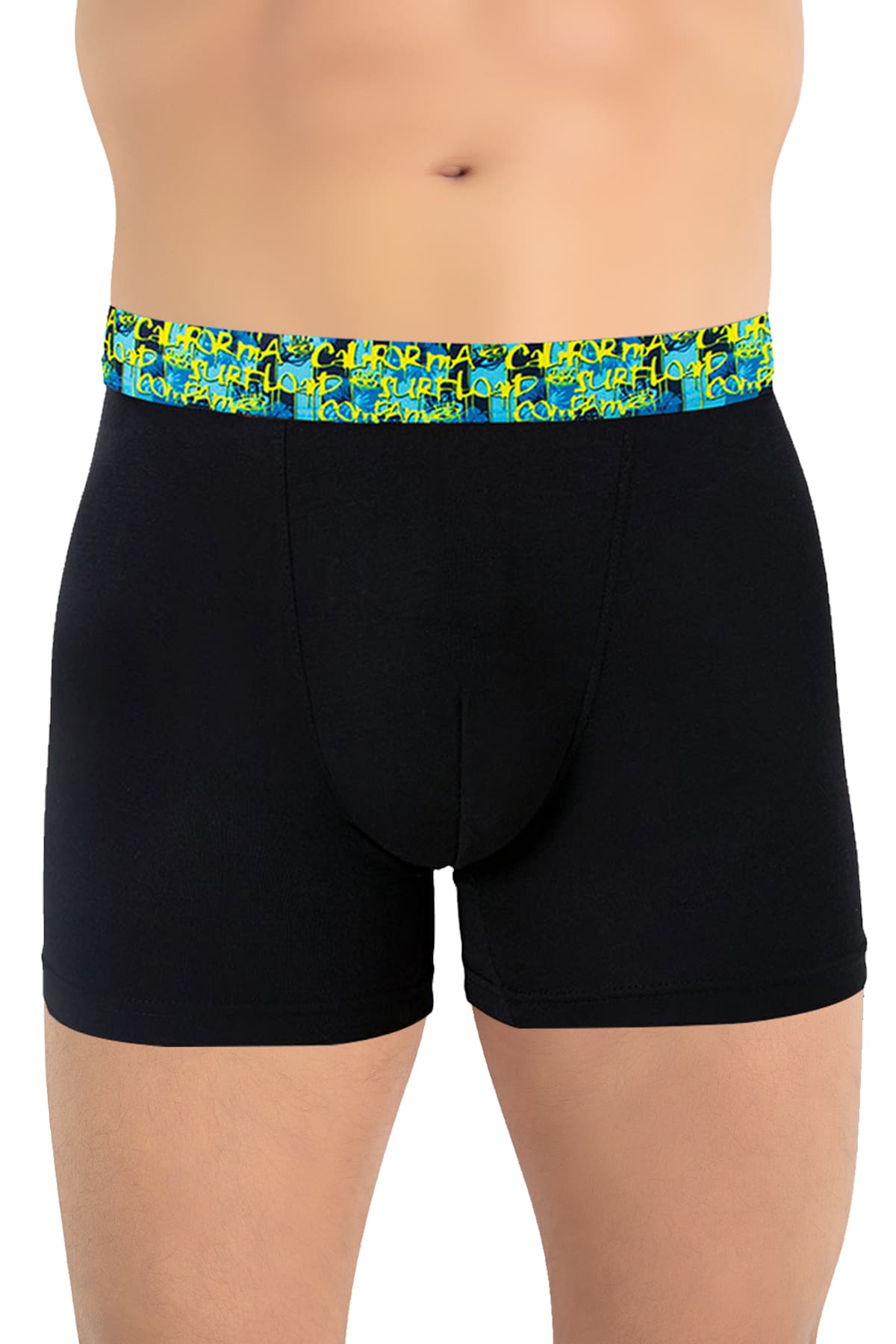 Micro Modal Esnek Bel Boxer Öts 135005 - Siyah