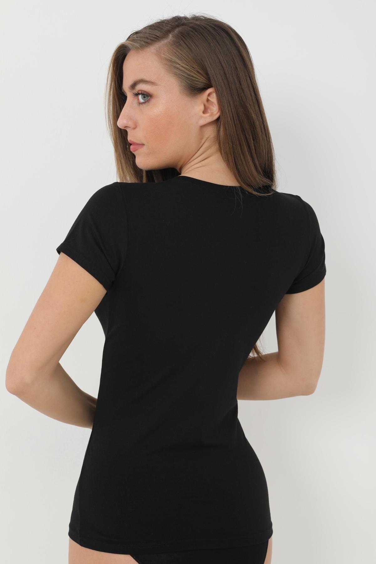 Bambu Kumaşlı Tek Parça Body Siyah Arma Yıldız 3705 - Siyah