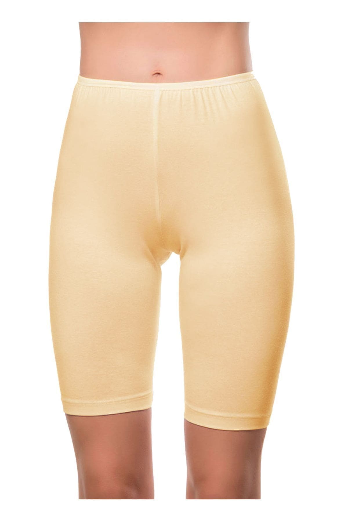 Esnek Yüksek Bel Tayt Özkan 0413 - Ten