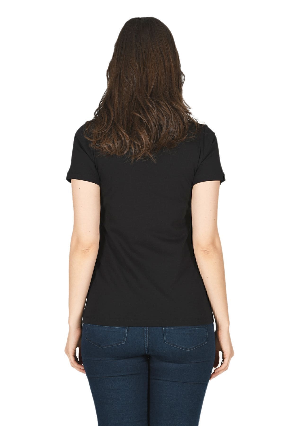 Pamuklu Esnek Kısa Kollu Fanila Kadın Özkan 25284 - Siyah