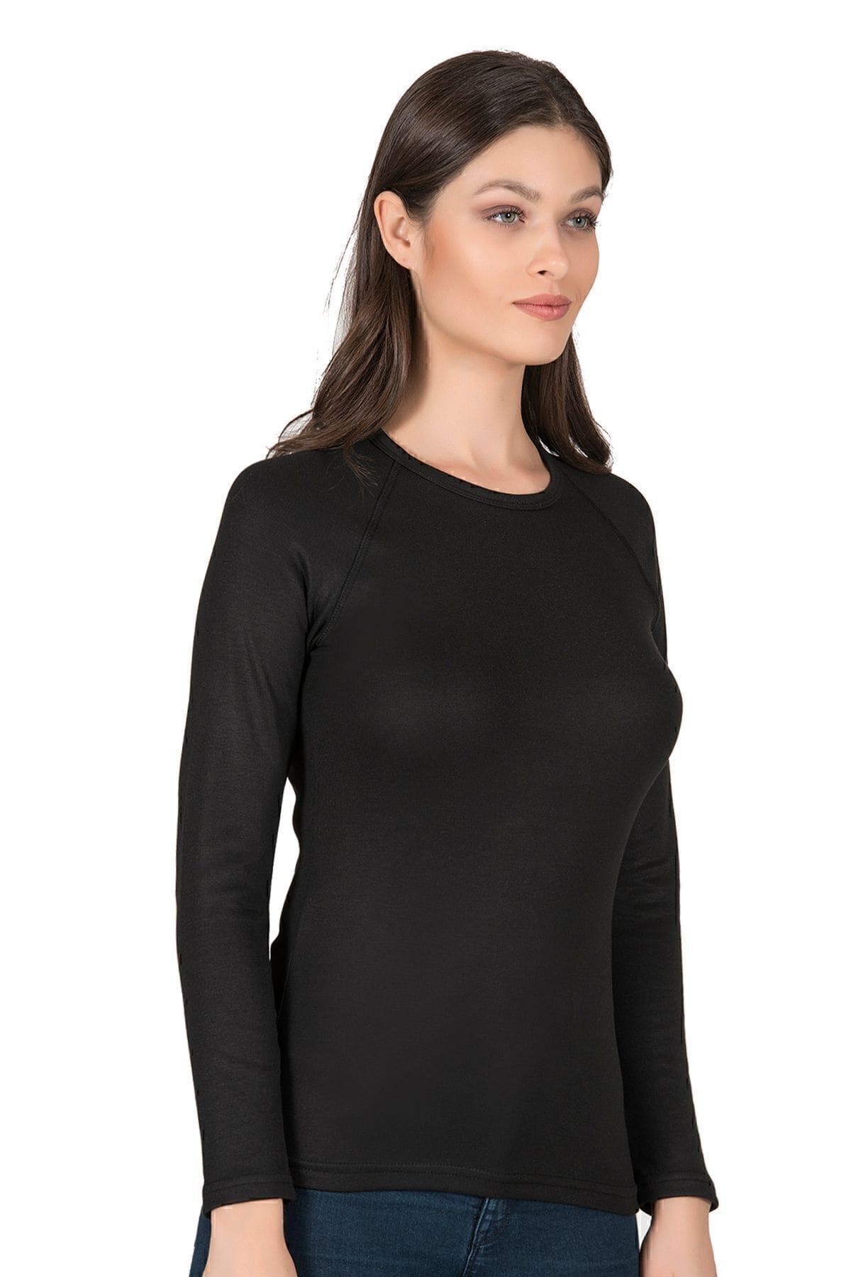 Viskon Uzun Kollu Termal İçlik Somon Özkan 23612 - Siyah