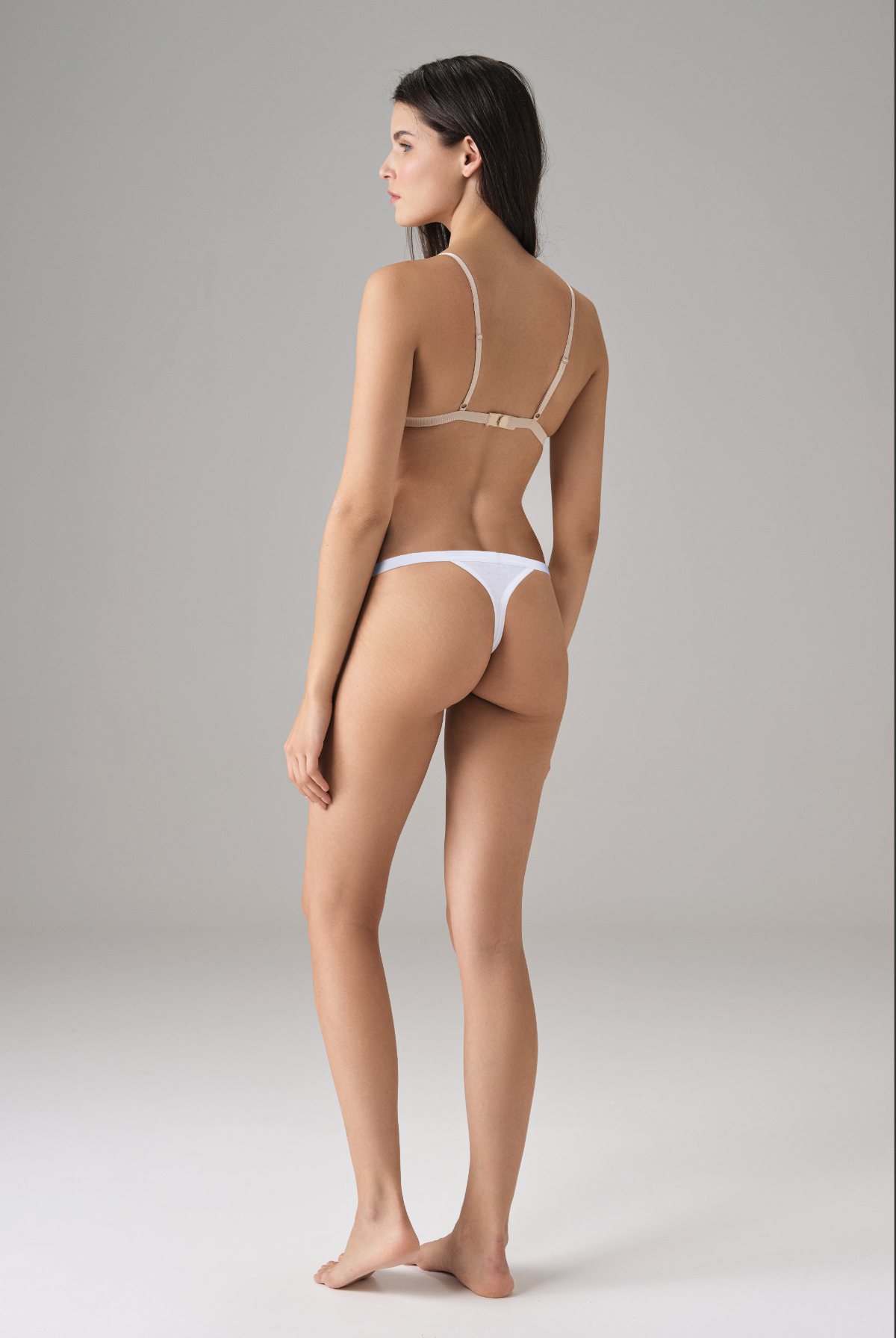 Pamuklu Yüksek Bel V-String Külot Doreanse 6124 - Beyaz