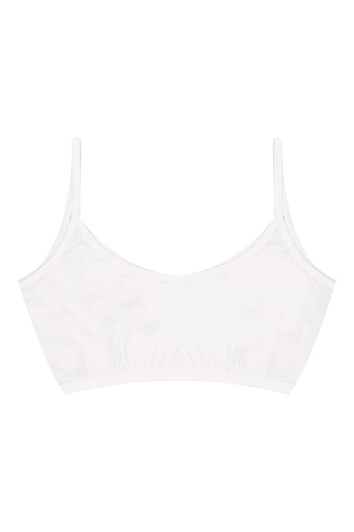 Yumuşak Pamuklu Balensiz Kız Büstiyer Seti Öts 6100 - Beyaz