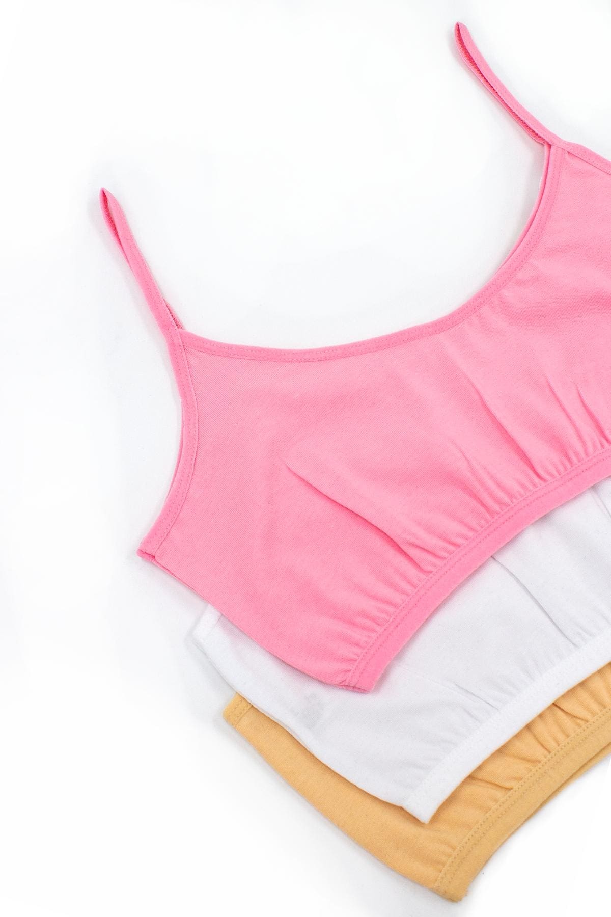 Öts İç Giyim Yumuşak Pamuklu Balensiz Kız Büstiyer Seti Öts 6100 - Görsel 2