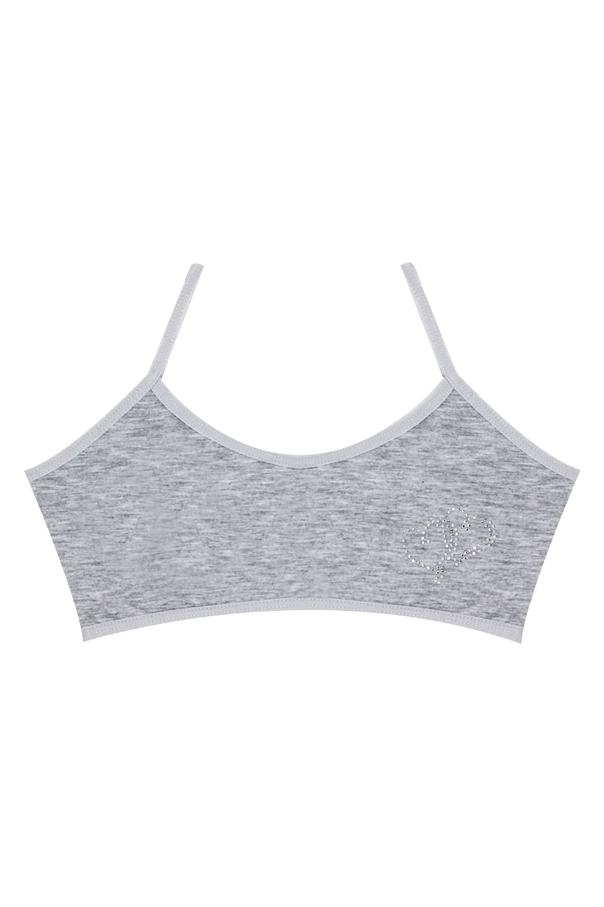 Yumuşak Pamuklu Alıştırma Büstiyer Öts 6122 - Gri