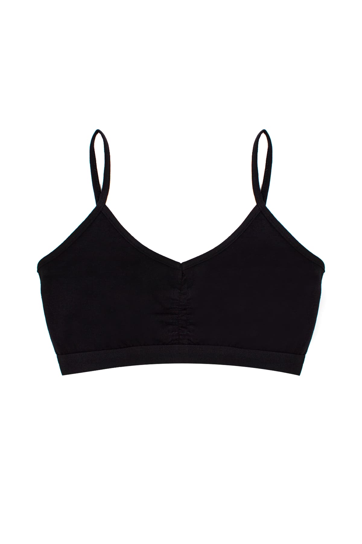 Pamuklu Balensiz Pedsiz Kız Büstiyer Öts 6142 - Siyah