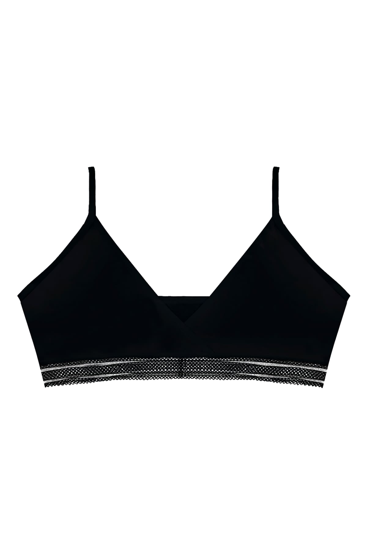 Balensiz Yumuşak Pamuklu Kız Büstiyer Öts 6108 - Siyah