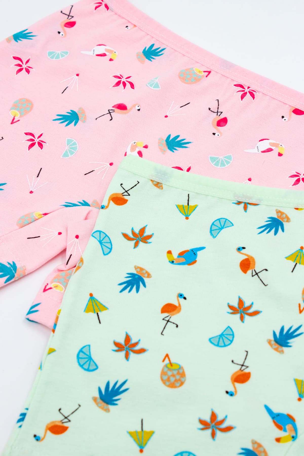 Pamuklu Lastikli Kız Çocuk Boxer Külot Öts 8392 - Yeşil