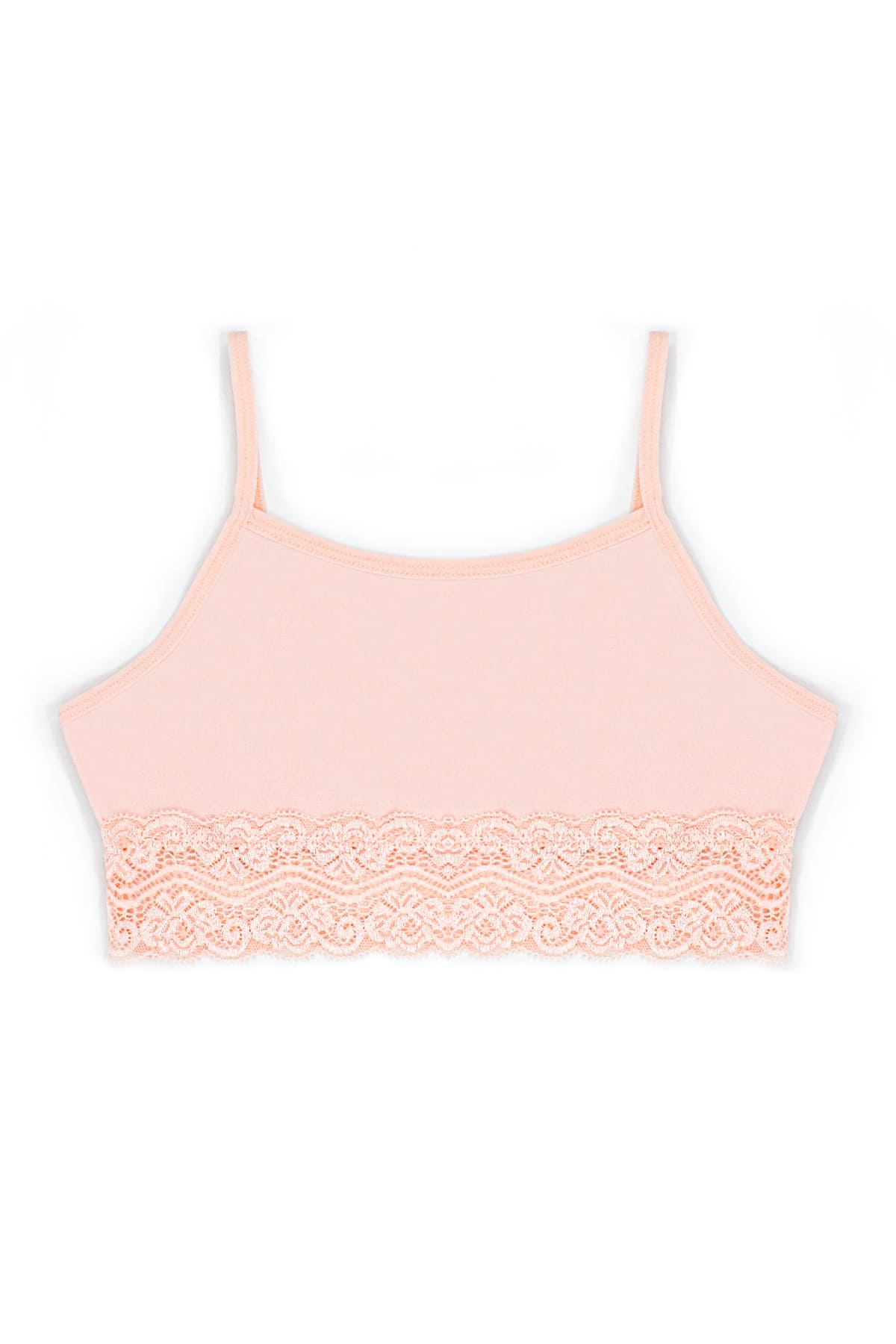 Yumuşak Pamuklu Balensiz Büstiyer Seti Öts 6138 - Somon