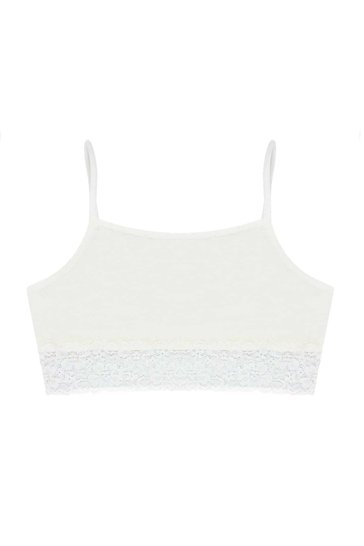 Yumuşak Pamuklu Balensiz Büstiyer Seti Öts 6138 - Ekru