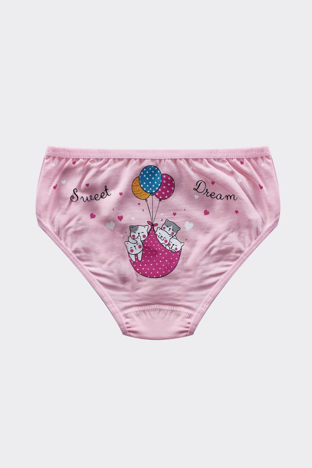 Öts İç Giyim %100 Pamuklu Lastikli Kız Çocuk Külot Öts 8207 - Görsel 4