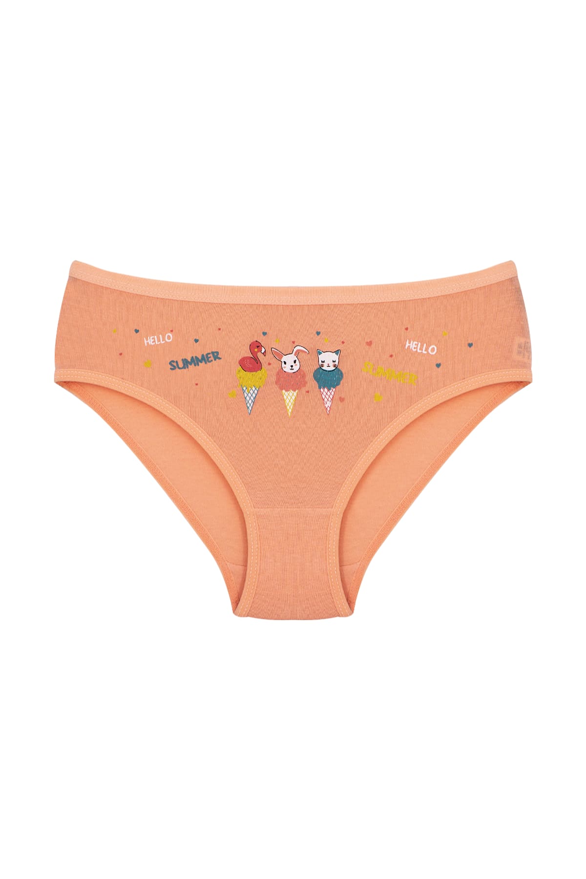 Öts İç Giyim %100 Pamuklu Desenli Kız Çocuk Külot Öts 8202 - Görsel 3