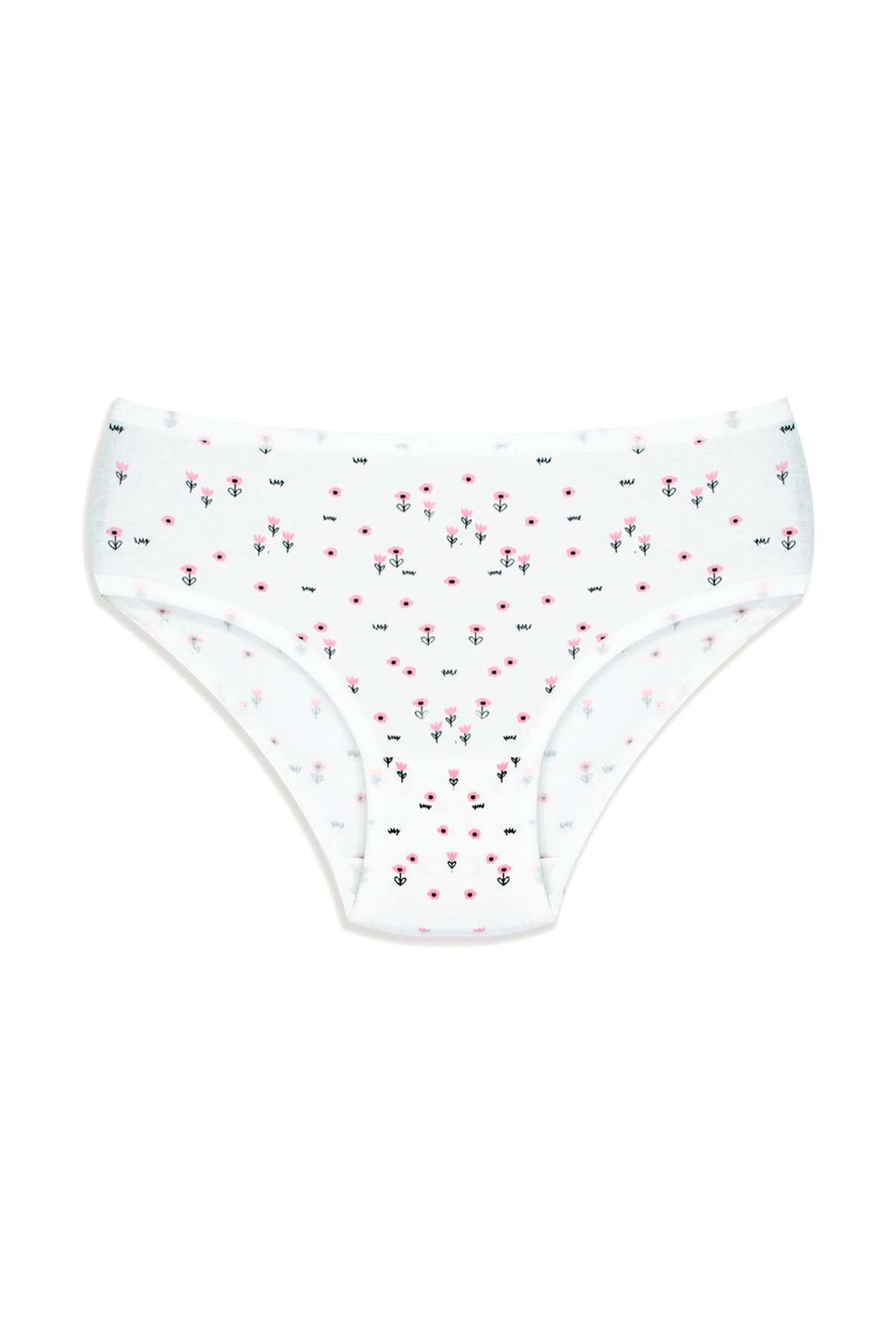 Öts İç Giyim %100 Pamuklu Yumuşak Lastikli Kız Çocuk Külot Öts 8280 - Görsel 2