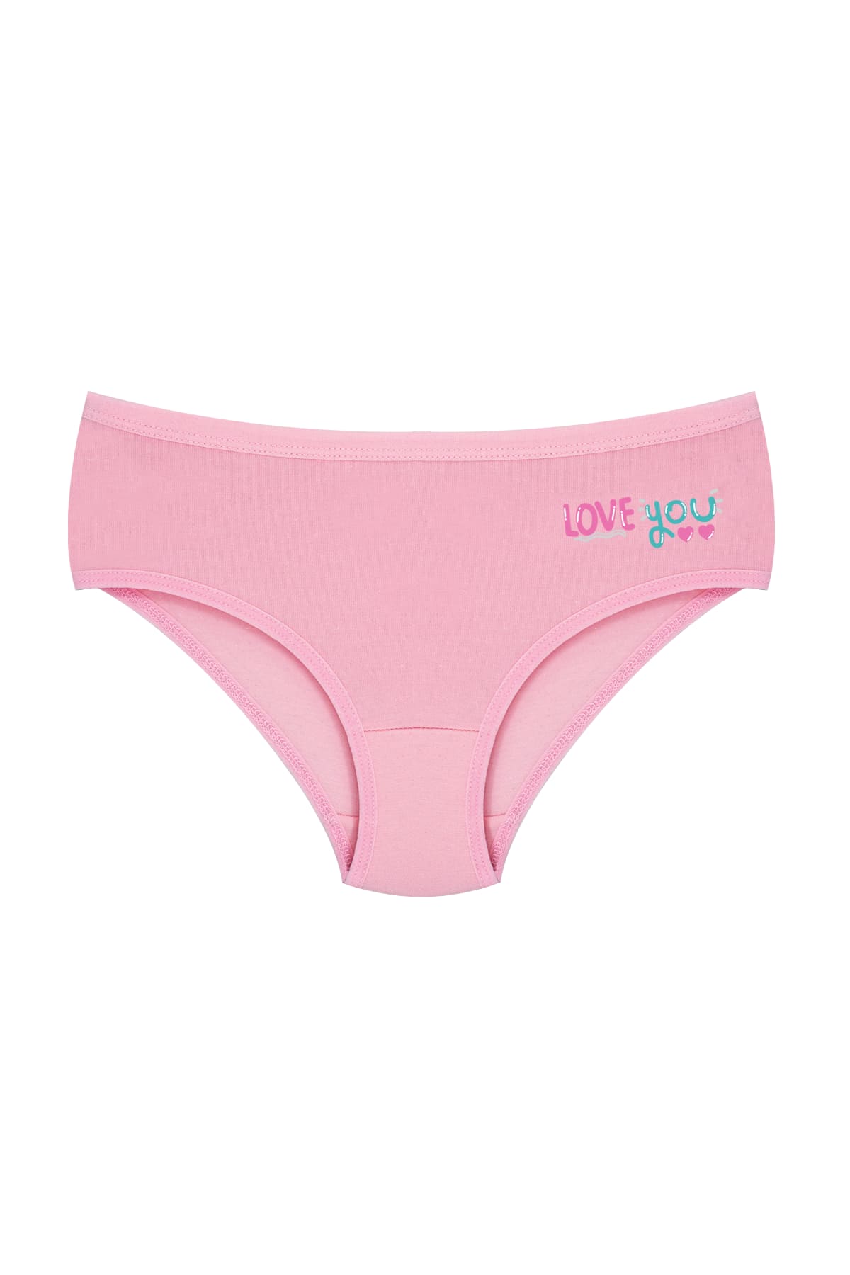 %100 Pamuklu Lastikli Kız Çocuk Külot Öts 8218 - Pembe