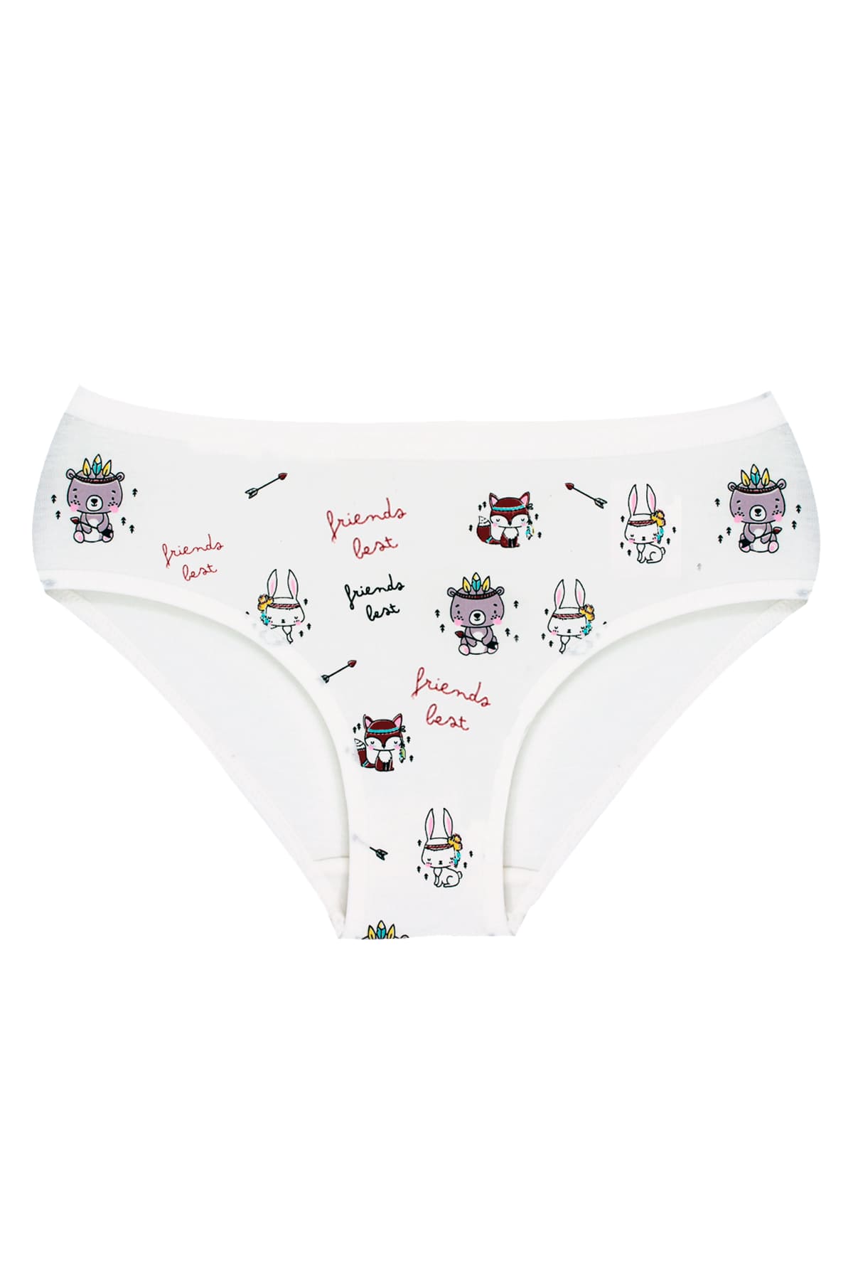 Öts İç Giyim %100 Pamuklu Esnek Bel Lastikli Kız Çocuk Külot Öts 8223 - Görsel 2