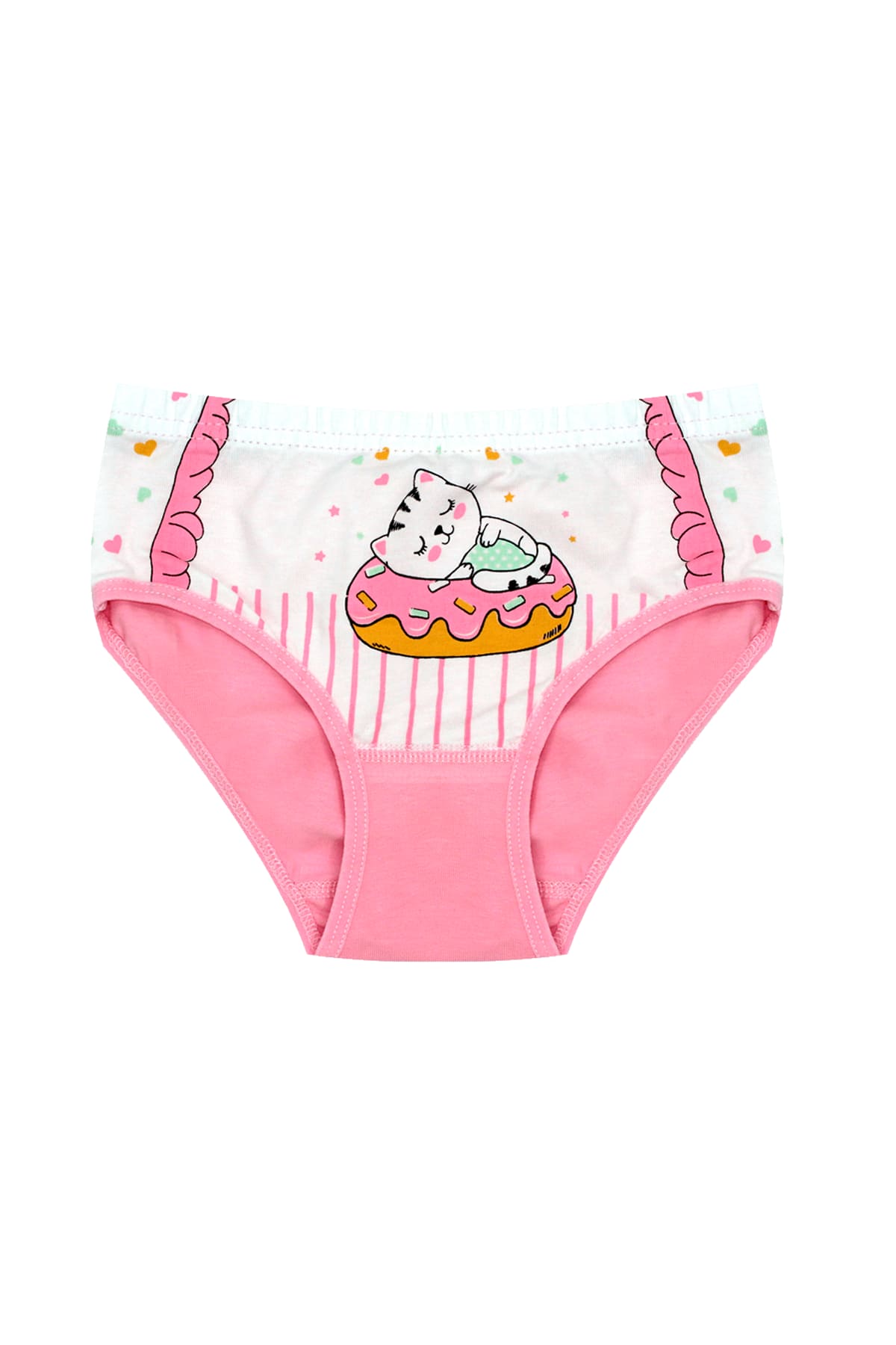 Yüksek Bel Puantiyeli Kız Çocuk Külot Öts 8344 - Pembe