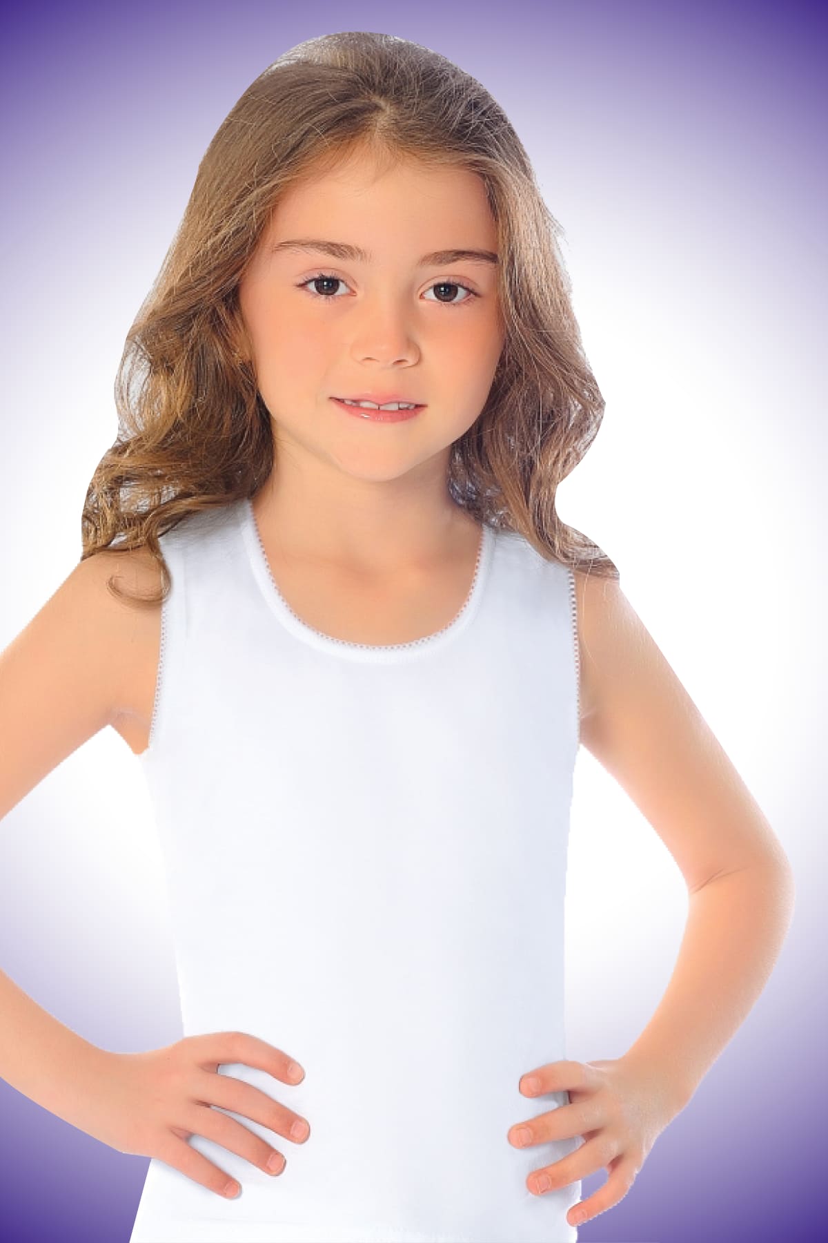 Pamuk Ribana Geniş Askılı Atlet Öts 8036 - Beyaz