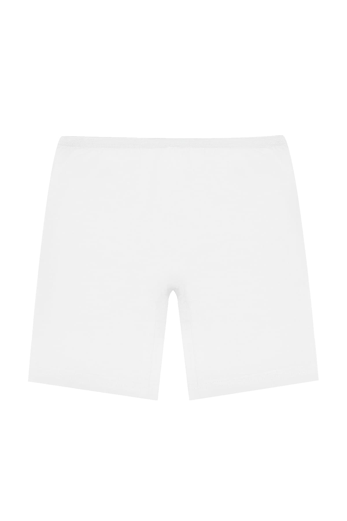 %100 Pamuklu Esnek Lastikli Kız Çocuk Tayt Öts 8254 - Beyaz