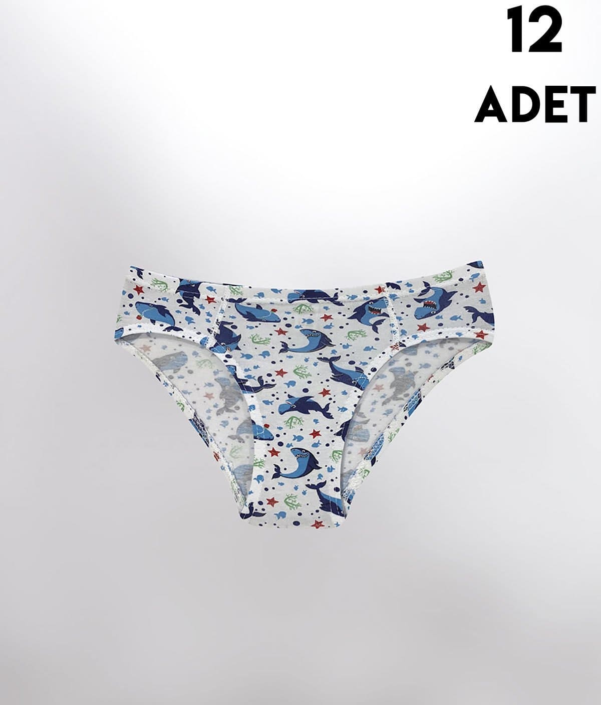 Pamuklu Desenli Erkek Çocuk Külot Kota 1018 - Asorti