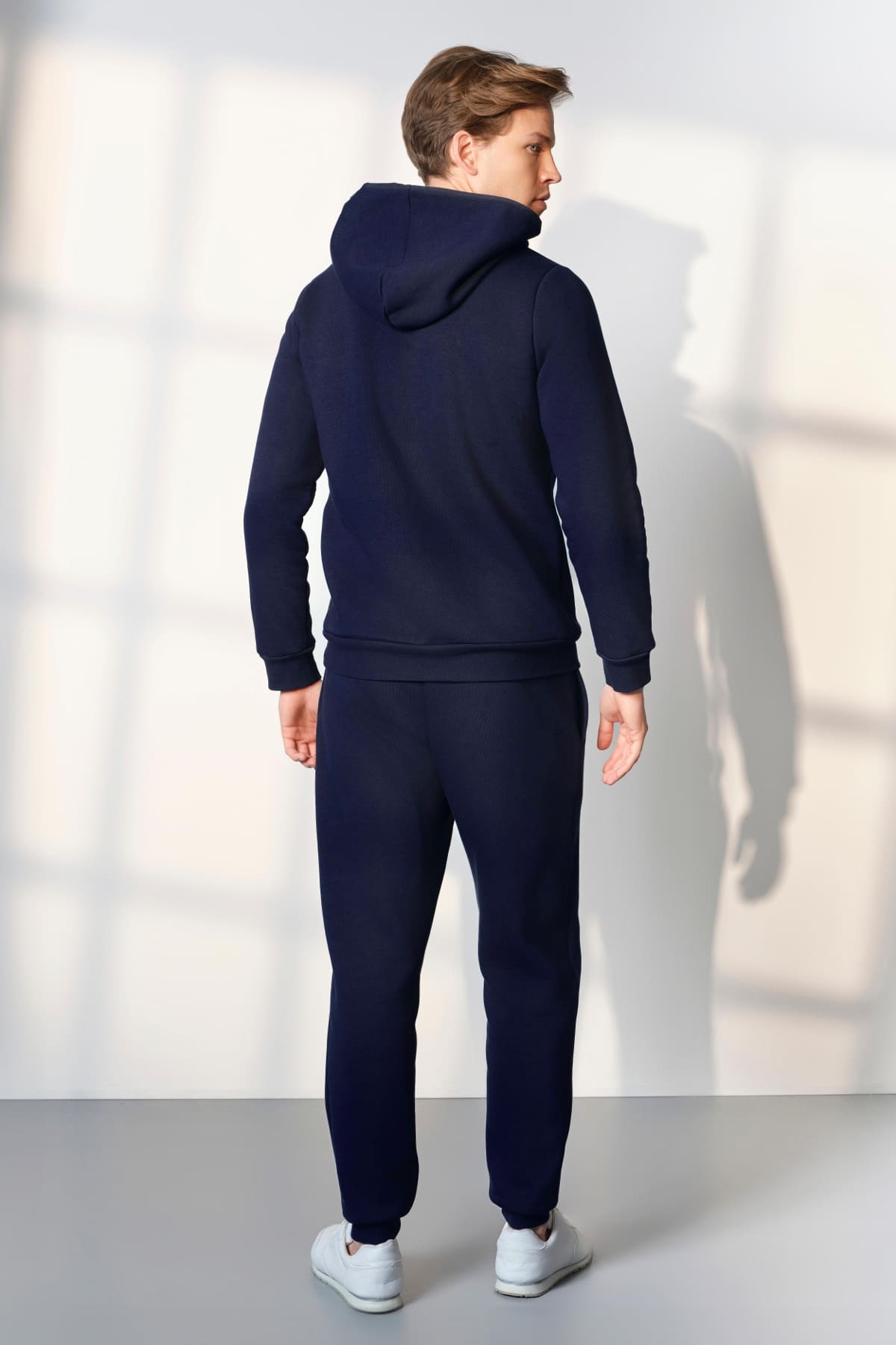 Kapşonlu Pamuklu Jogger Pijama Takımı Doreanse 25K4539 - Lacivert