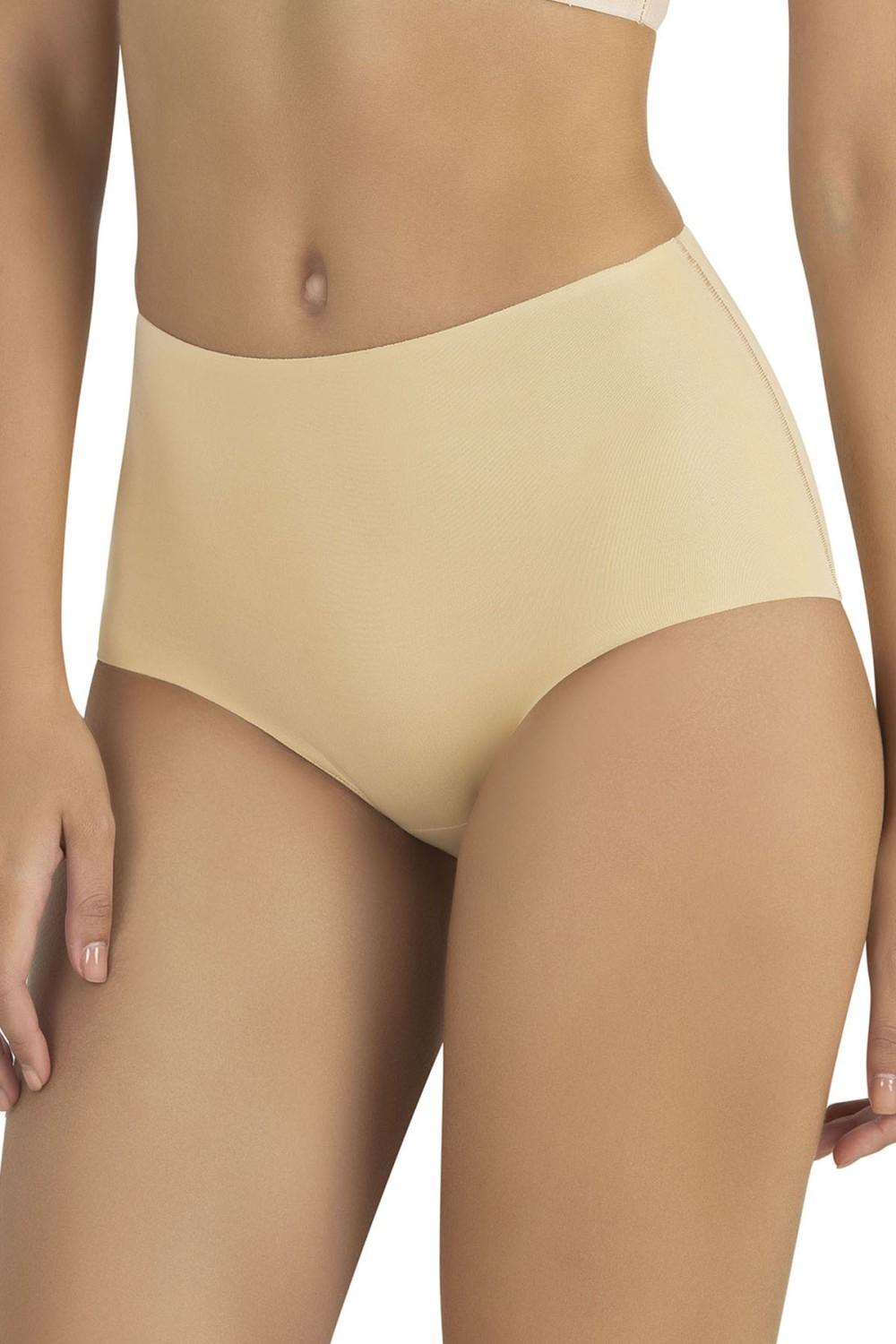 Lazer Kesim Silikonlu Yüksek Bel Bato Slip Fabony 2040 - Ten
