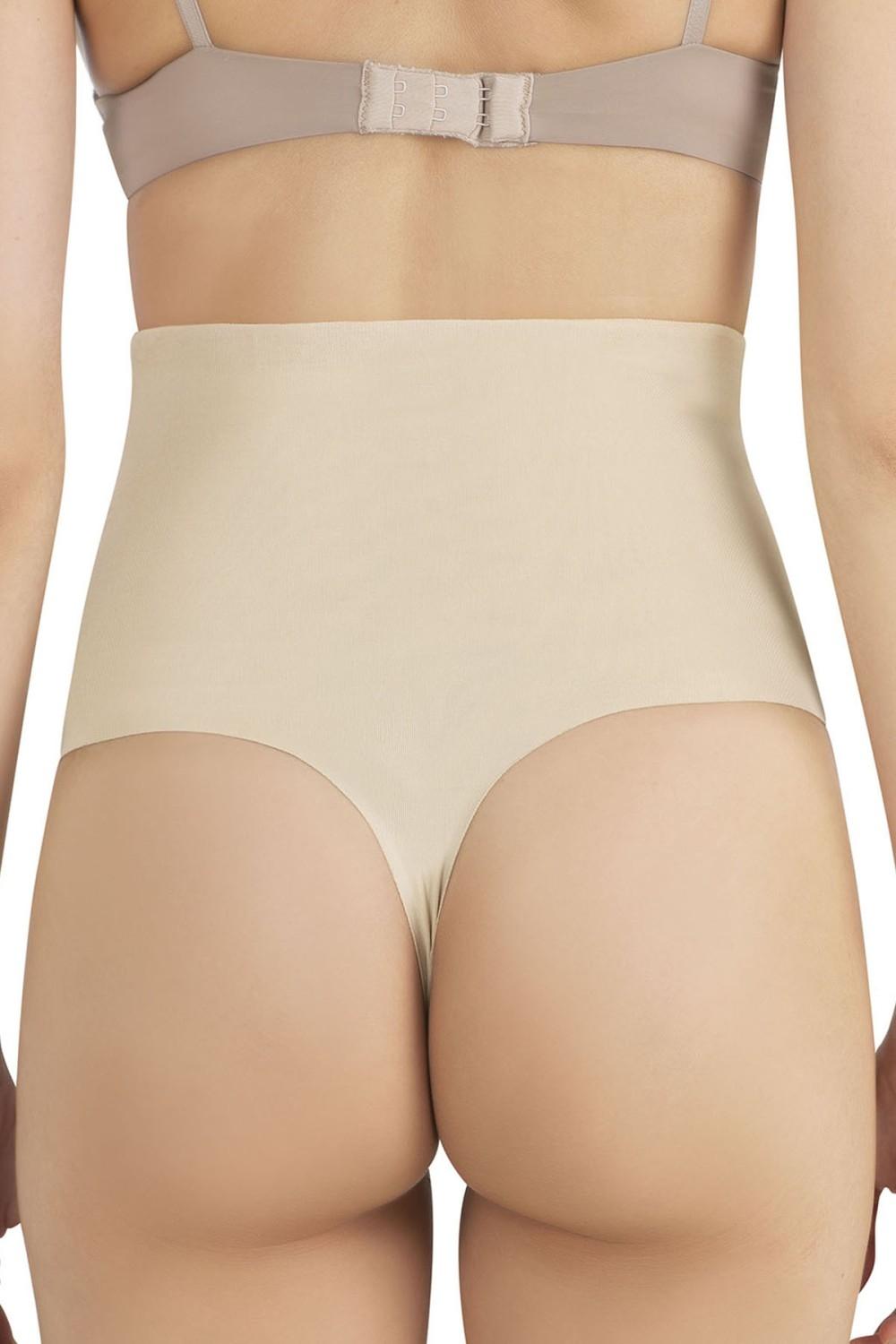 Yüksek Bel Karın Destekli String Fabony 2010 - Ten