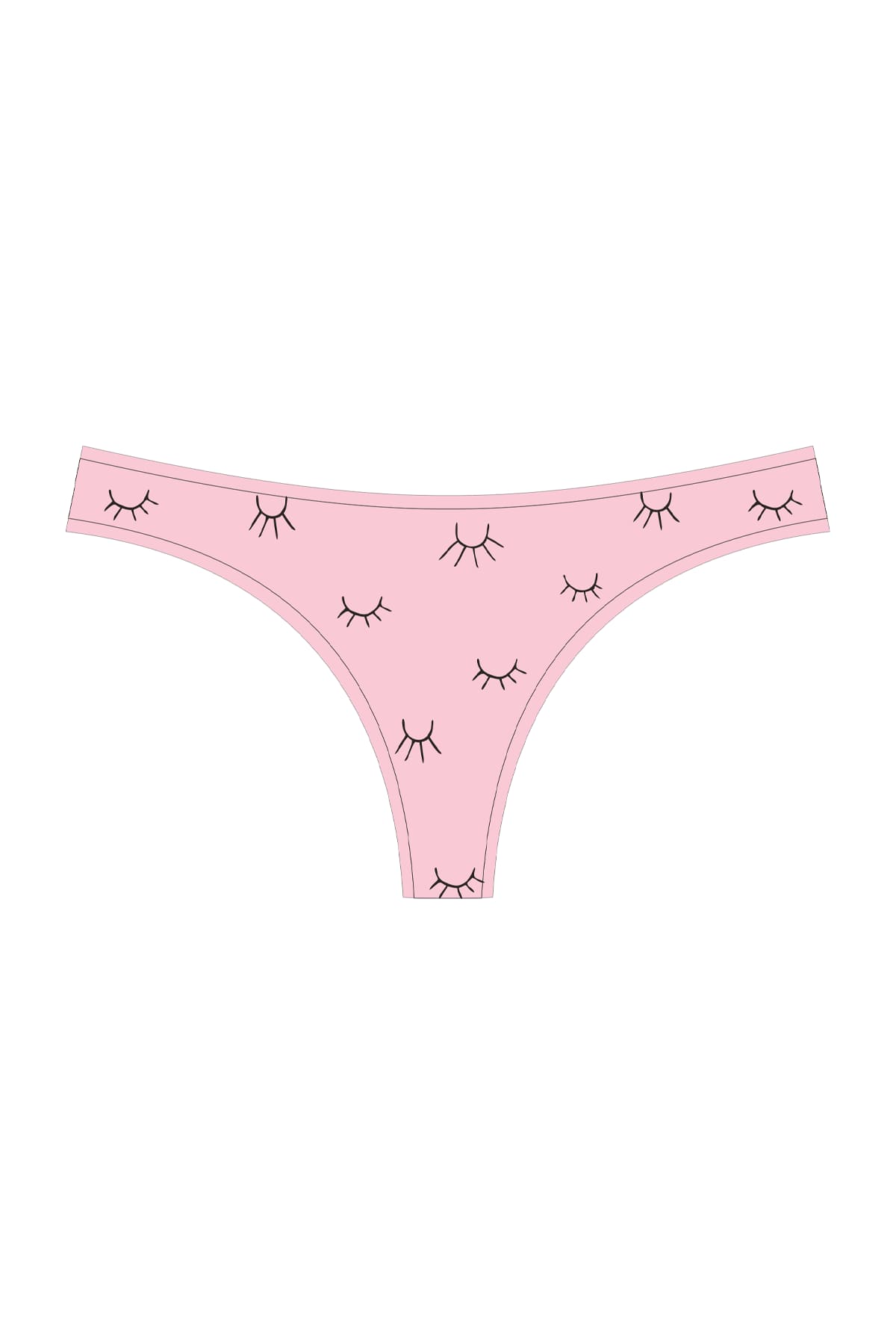 Öts İç Giyim Likralı İp Detaylı Minimal String Külot Öts 4243 - Görsel 2