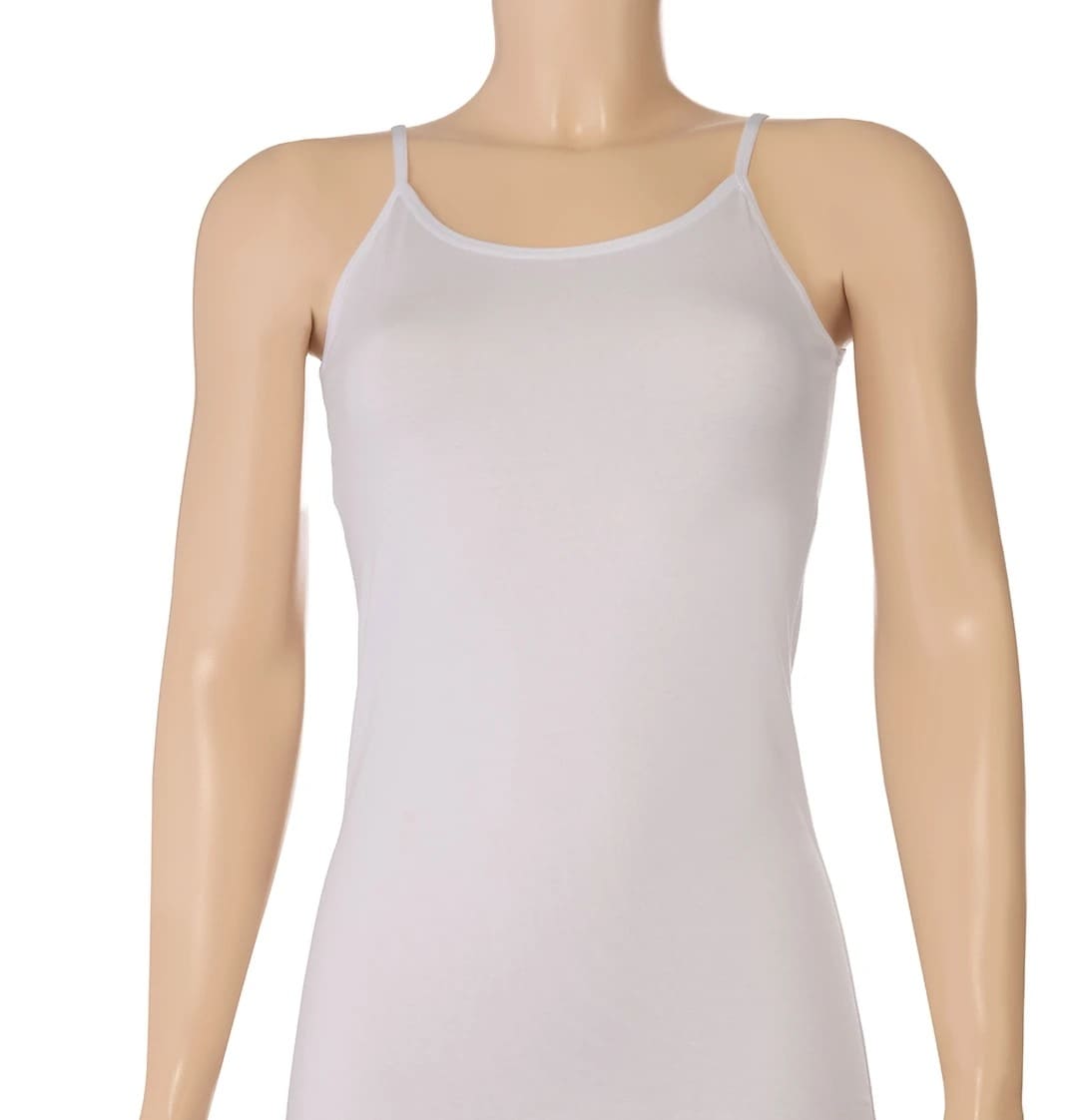 Likralı Esnek Uzun Boy Kadın Atlet Yıldız 2170 - Beyaz