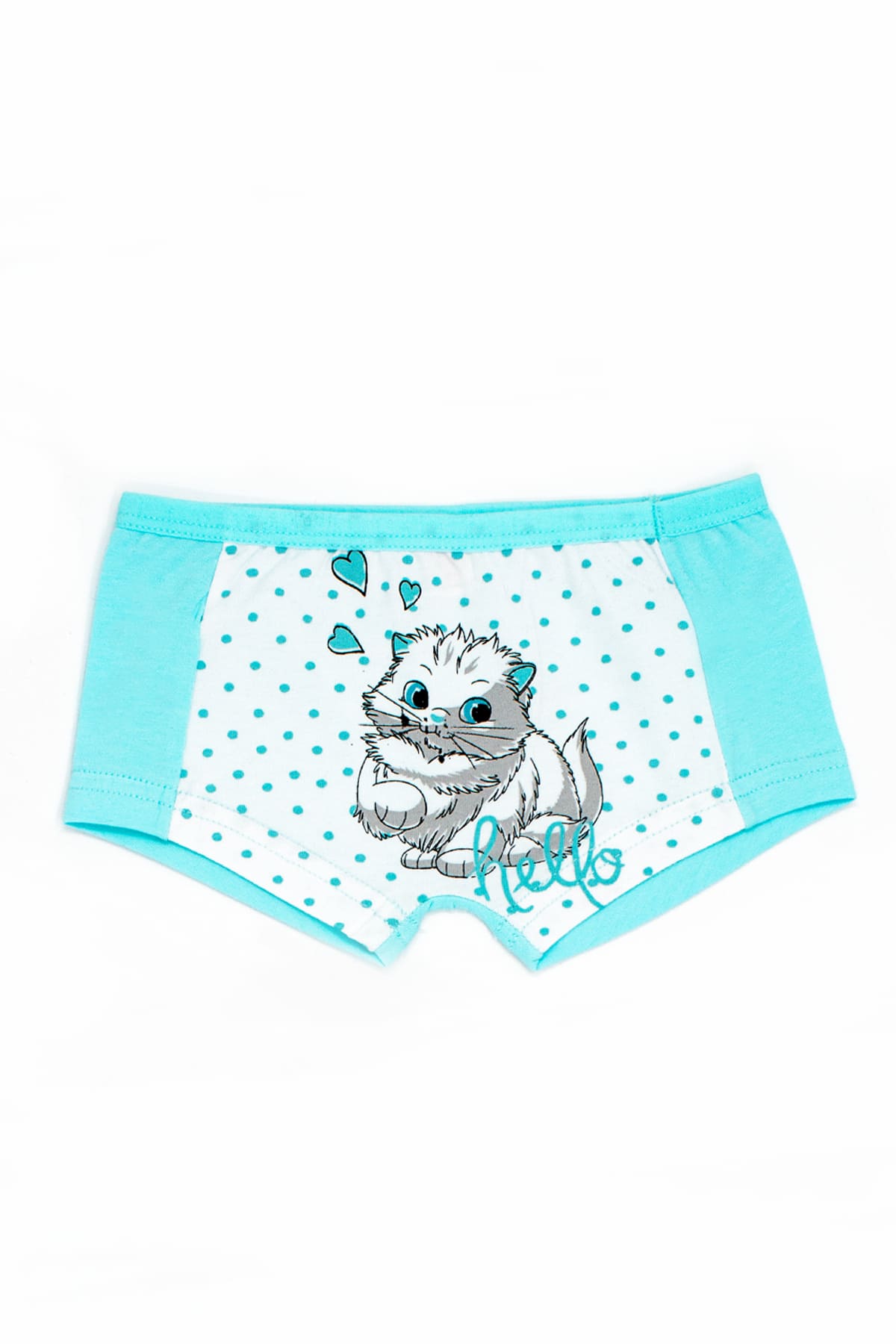 Öts İç Giyim Pamuklu Kedi Baskılı Renkli Külot Öts 8247 - Görsel 3