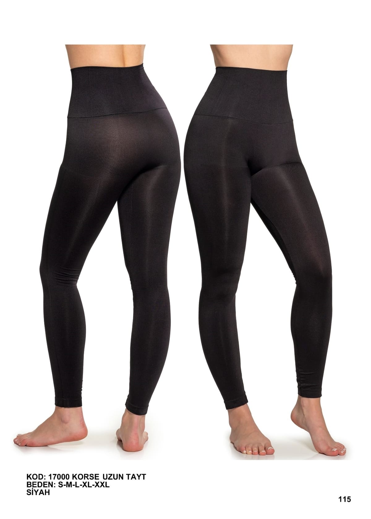 Liza (Layza) Korseli Dikişsiz  Uzun Tayt Liza 17000 - Görsel 2