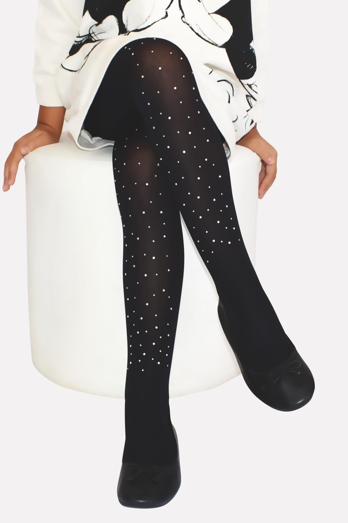 Kaydırmaz Tabanlı Külotlu Çorap Siyah Daymod 2144004 - Siyah