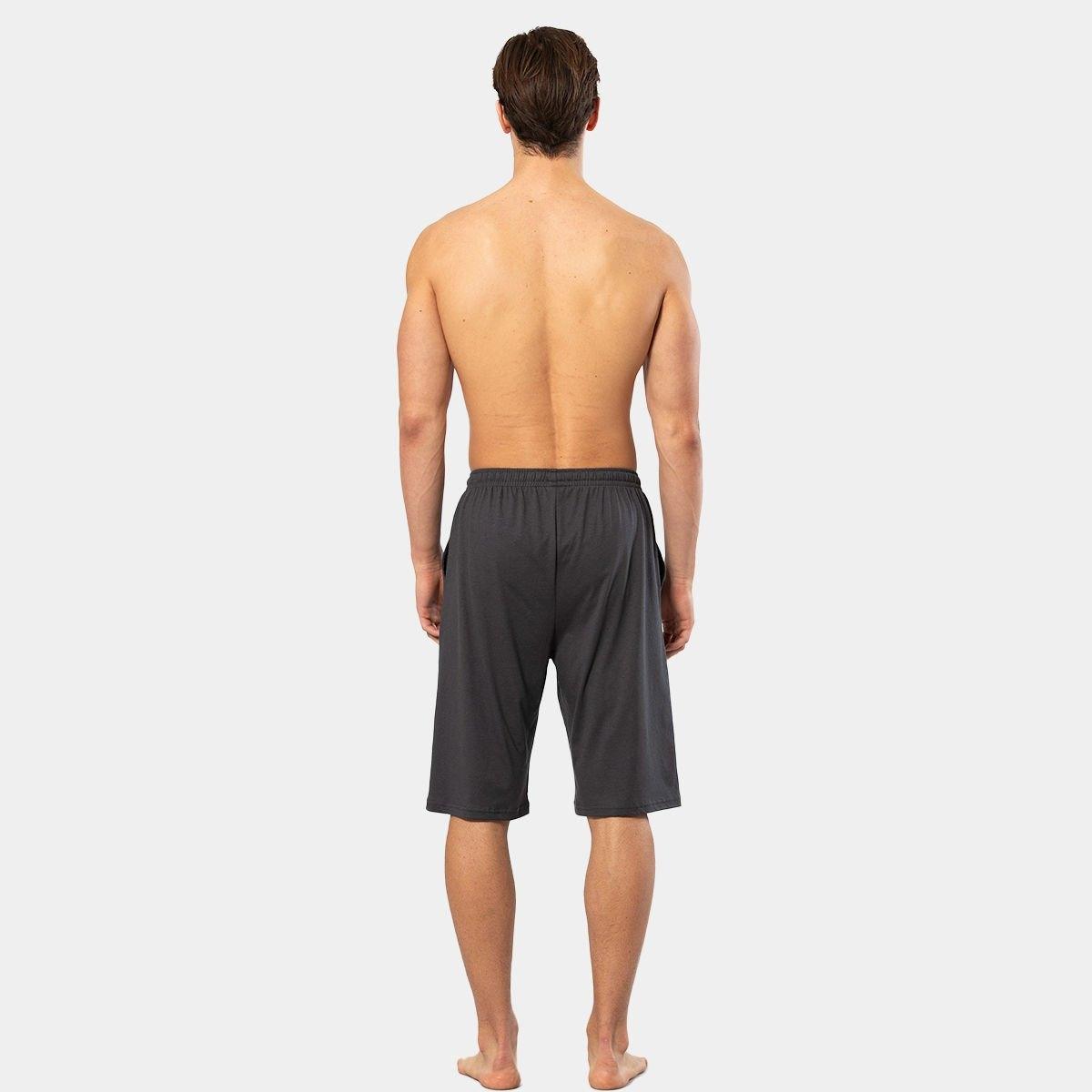 Modal Pamuklu Bermuda Tek Alt Cacharel 2172 - Antrasit