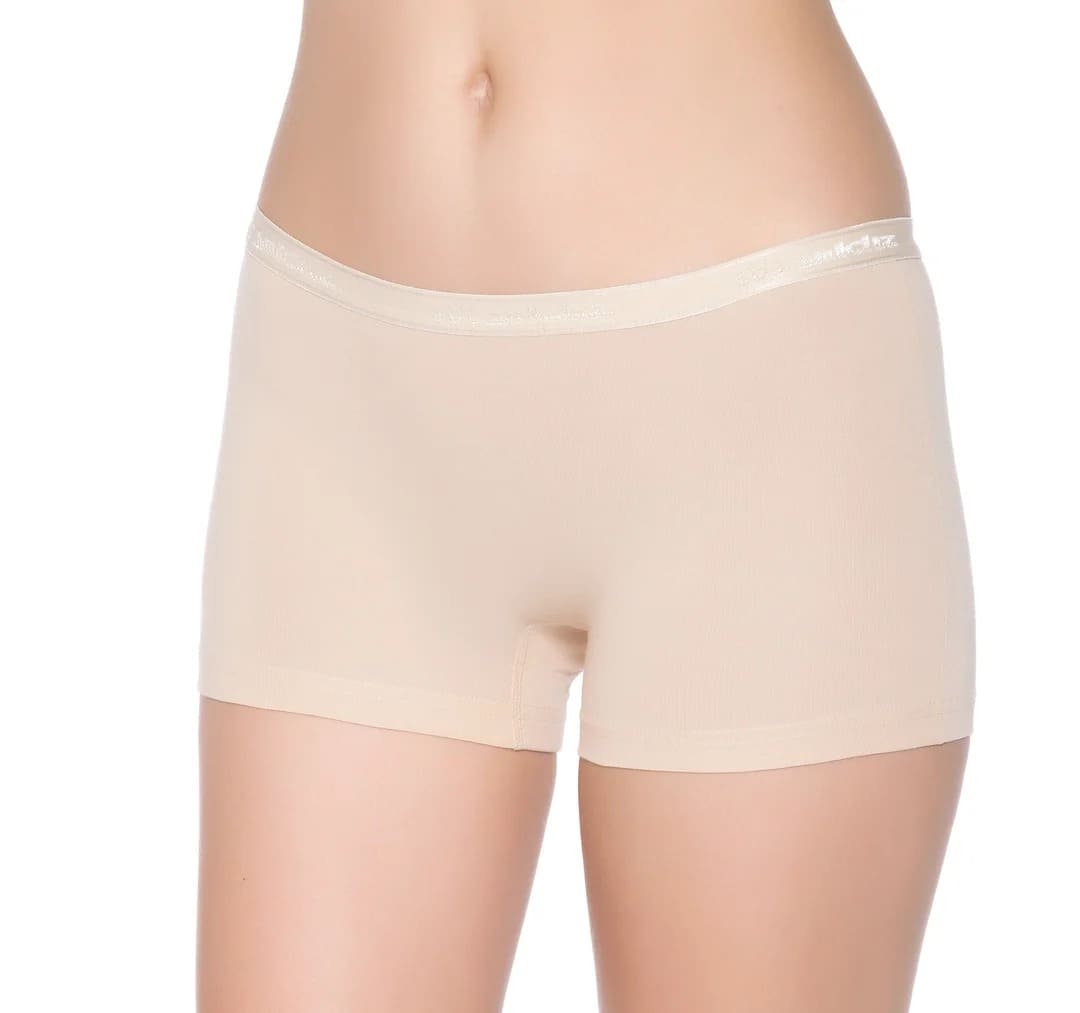 Modal Yüksek Bel Kadın Boxer Yıldız 3630 - Ten