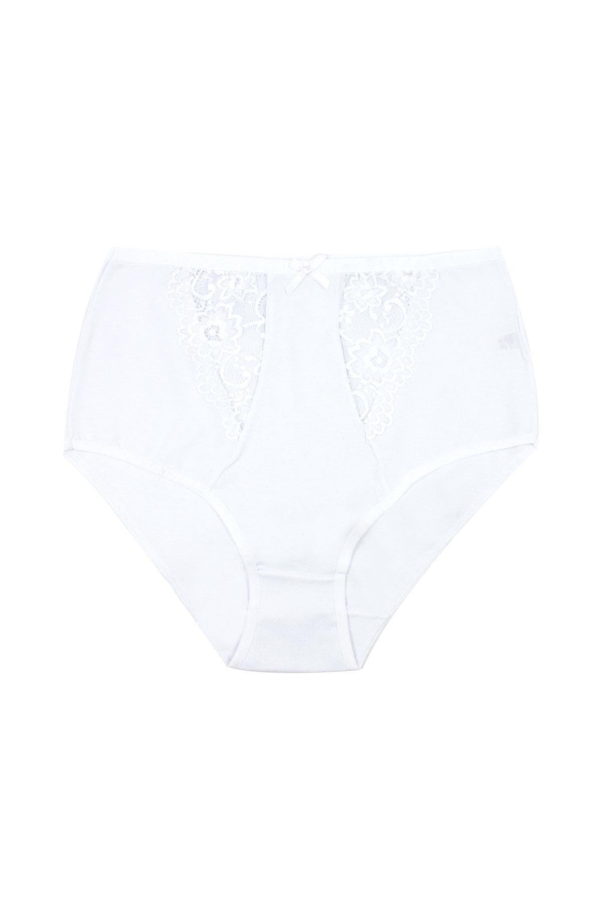 Öts İç Giyim Dantelli Yüksek Bel Külot Pamuk Öts 4416 - Görsel 4