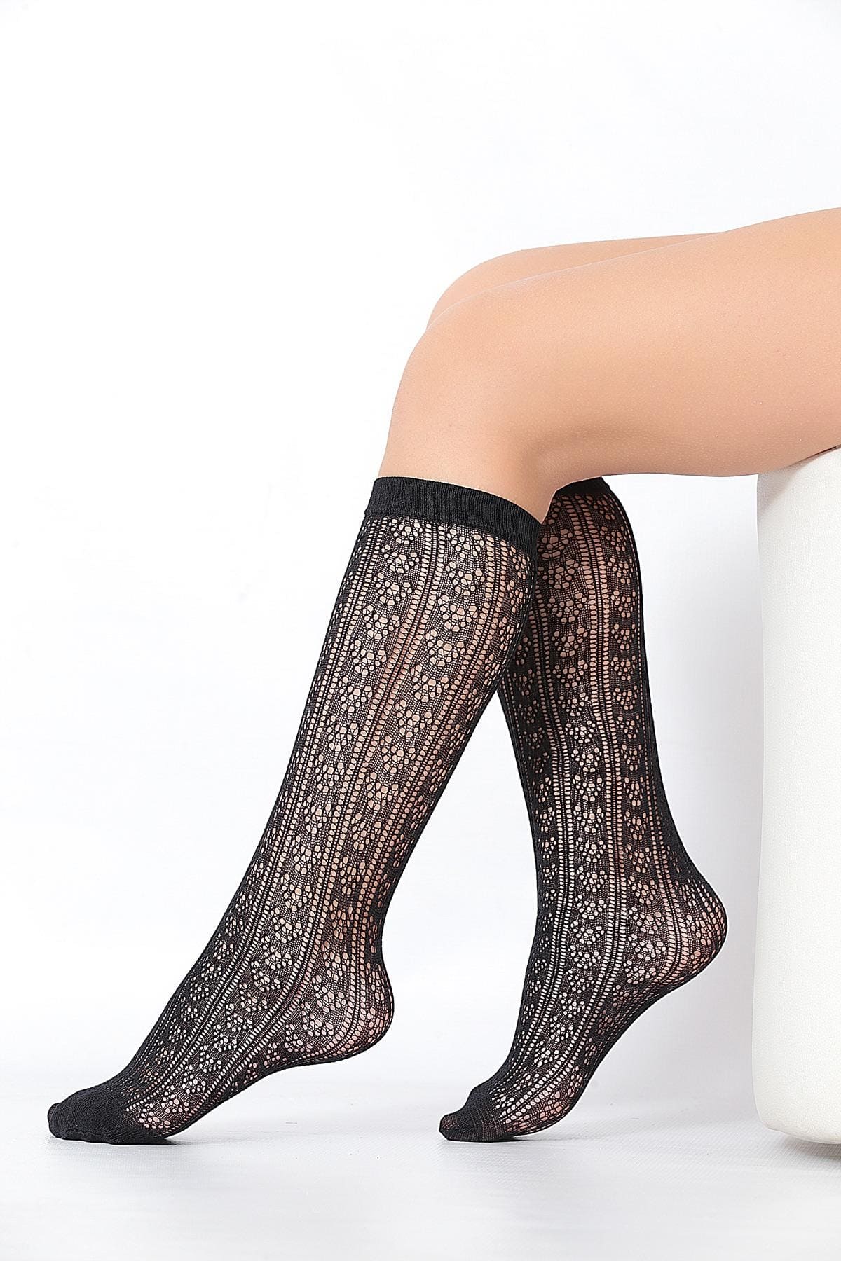 Kaydırmaz Tabanlı Somon Çocuk Çorap Daymod 2222020 - Siyah