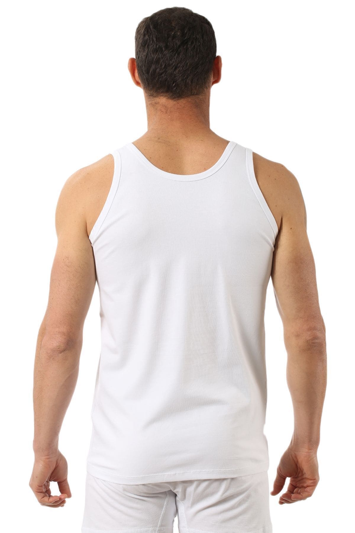 Pamuklu Ribana Askılı Atlet Özkan 0113 - Beyaz