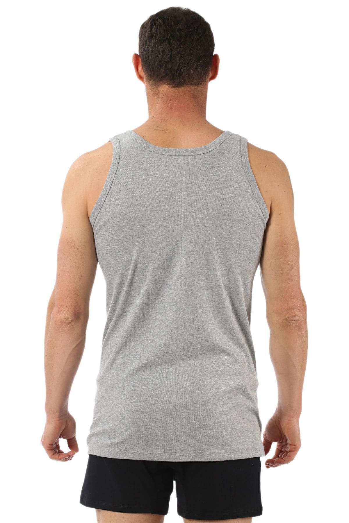 Pamuklu Ribana Askılı Atlet Özkan 0113 - Gri