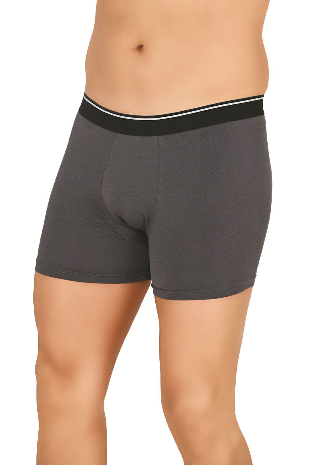 Modal Pamuklu Düz Dikiş Erkek Boxer Özkan 11256 - Antrasit