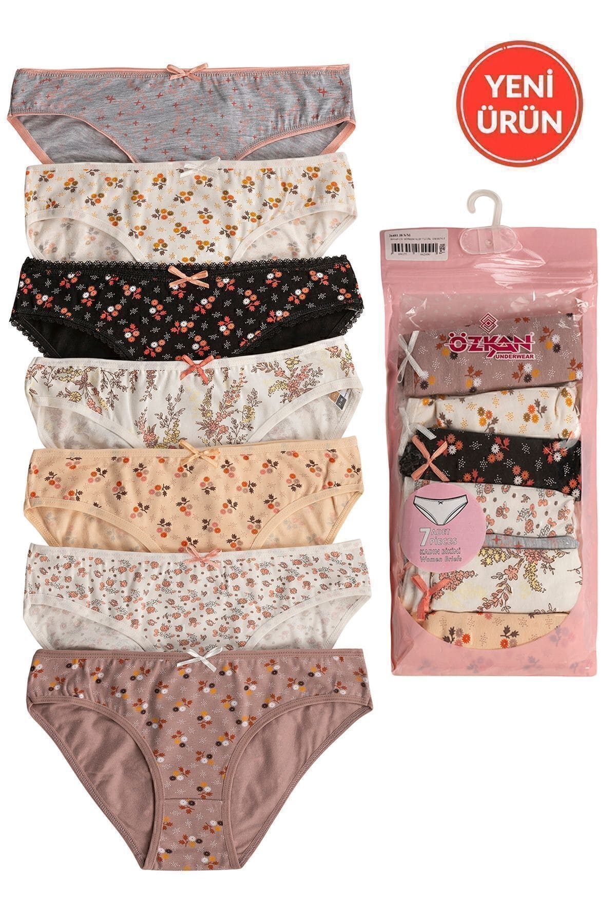 Özkan Pamuklu Esnek Yüksek Bel Slip Bikini Külot Özkan 26481